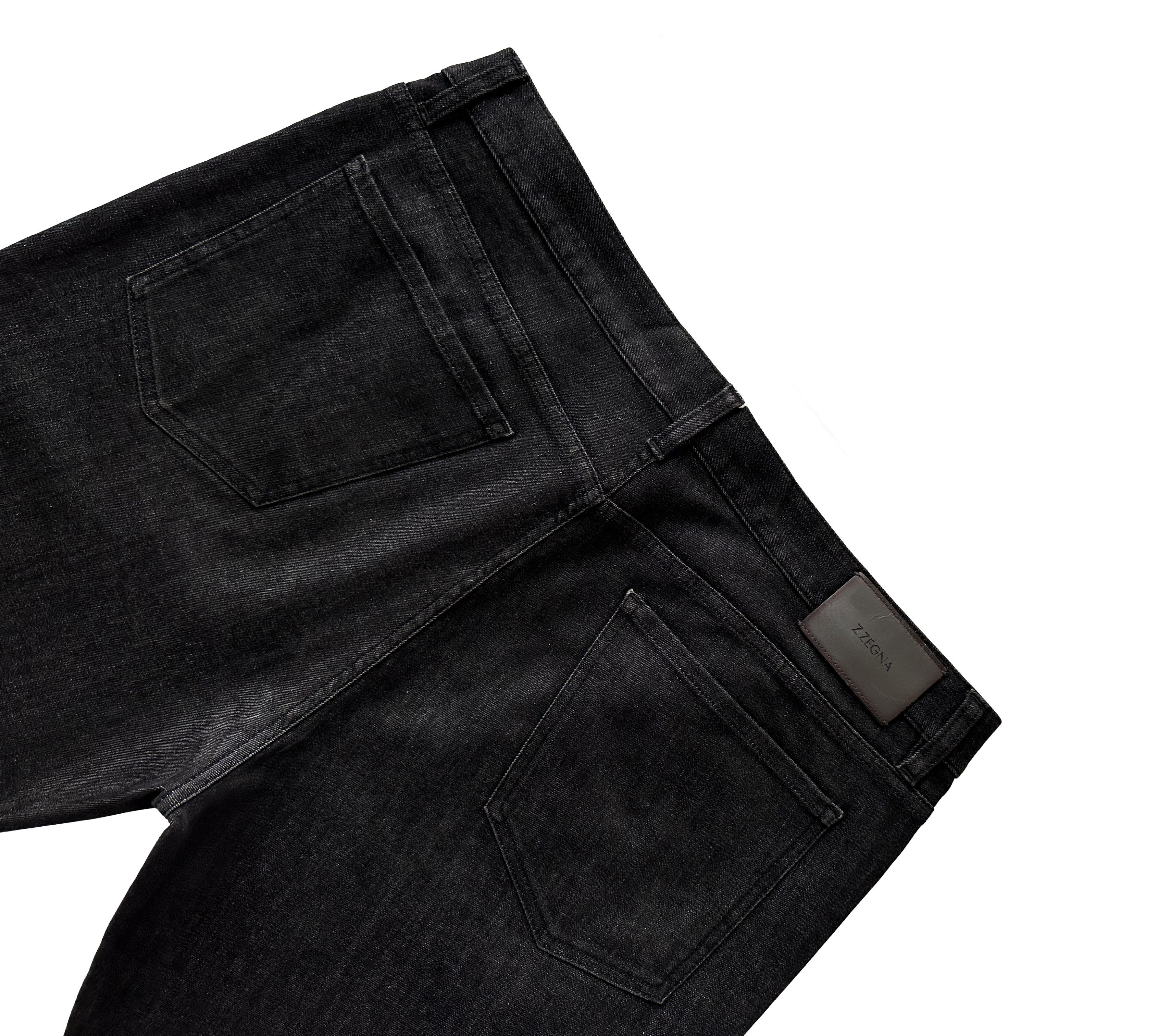 Z Zegna Ermenegildo Zegna black denim pants Size US 38 / EU 54 - 7 Thumbnail