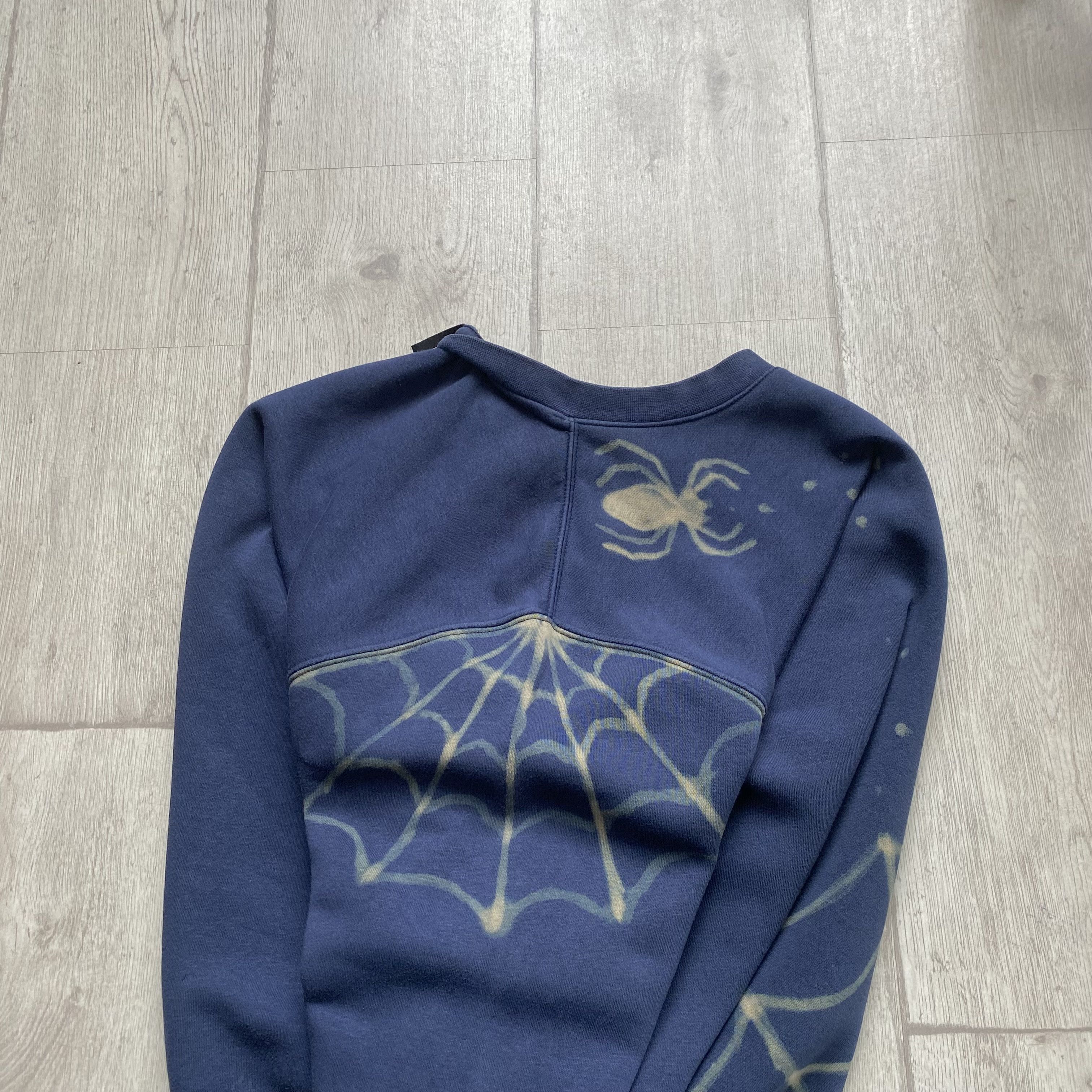 Nike Nike Custom Spider Web Sweatshirt Vintage Y2K Drill Handmade Size US M / EU 48-50 / 2 - 4 Thumbnail