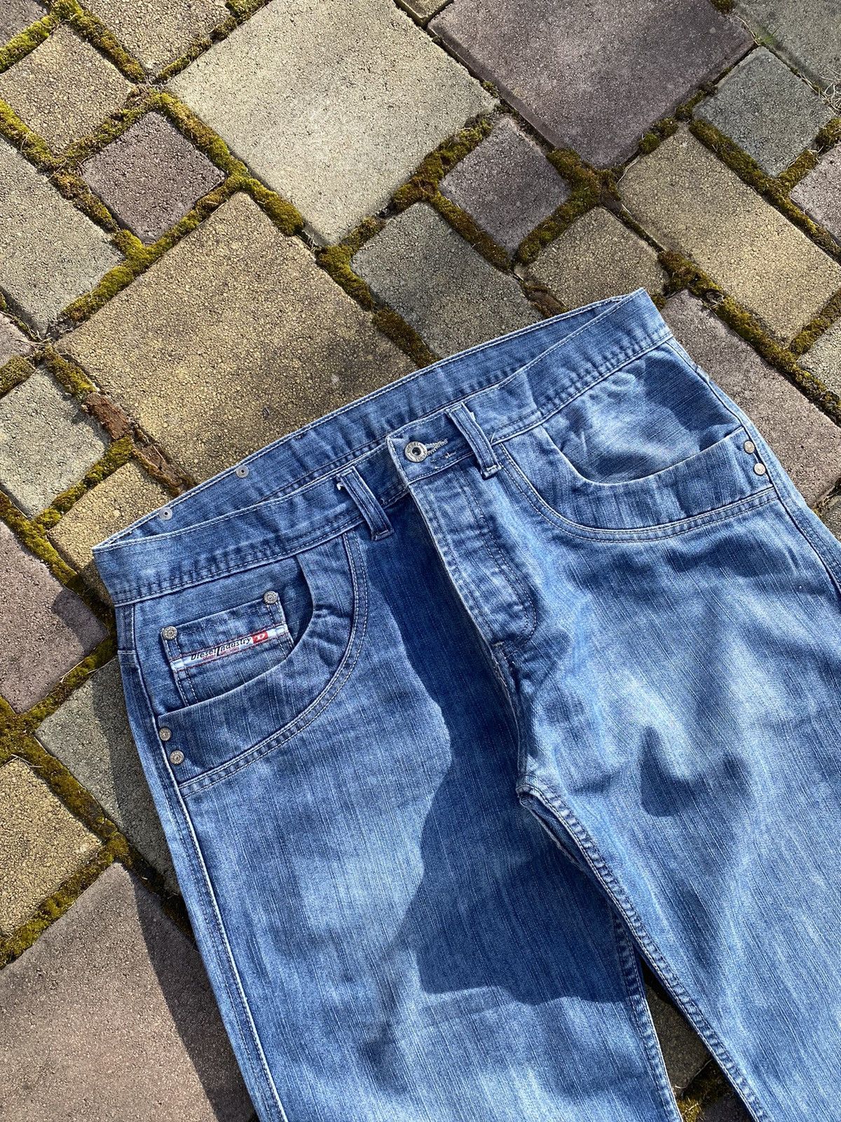 Diesel Vintage Diesel Washed Japanece Wide Flared Jeans Y2k Size L Size US 36 / EU 52 - 8 Thumbnail