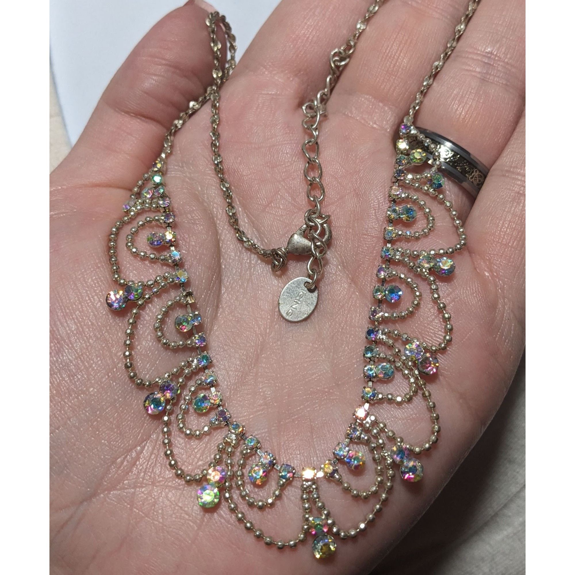 Other Glam Princess Rhinestone Chandelier Necklace Size ONE SIZE - 8 Thumbnail