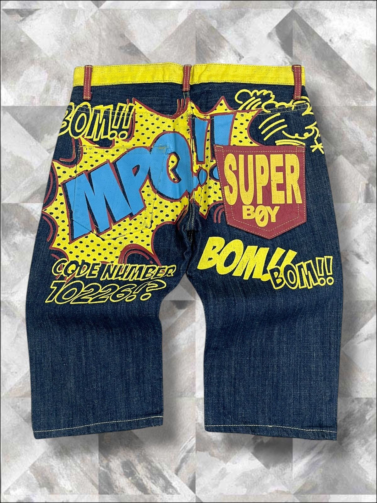 Hysteric Glamour Vintage 1990s Japan Designer Marpleq American Art Daicock Size US 30 / EU 46 - 6 Thumbnail