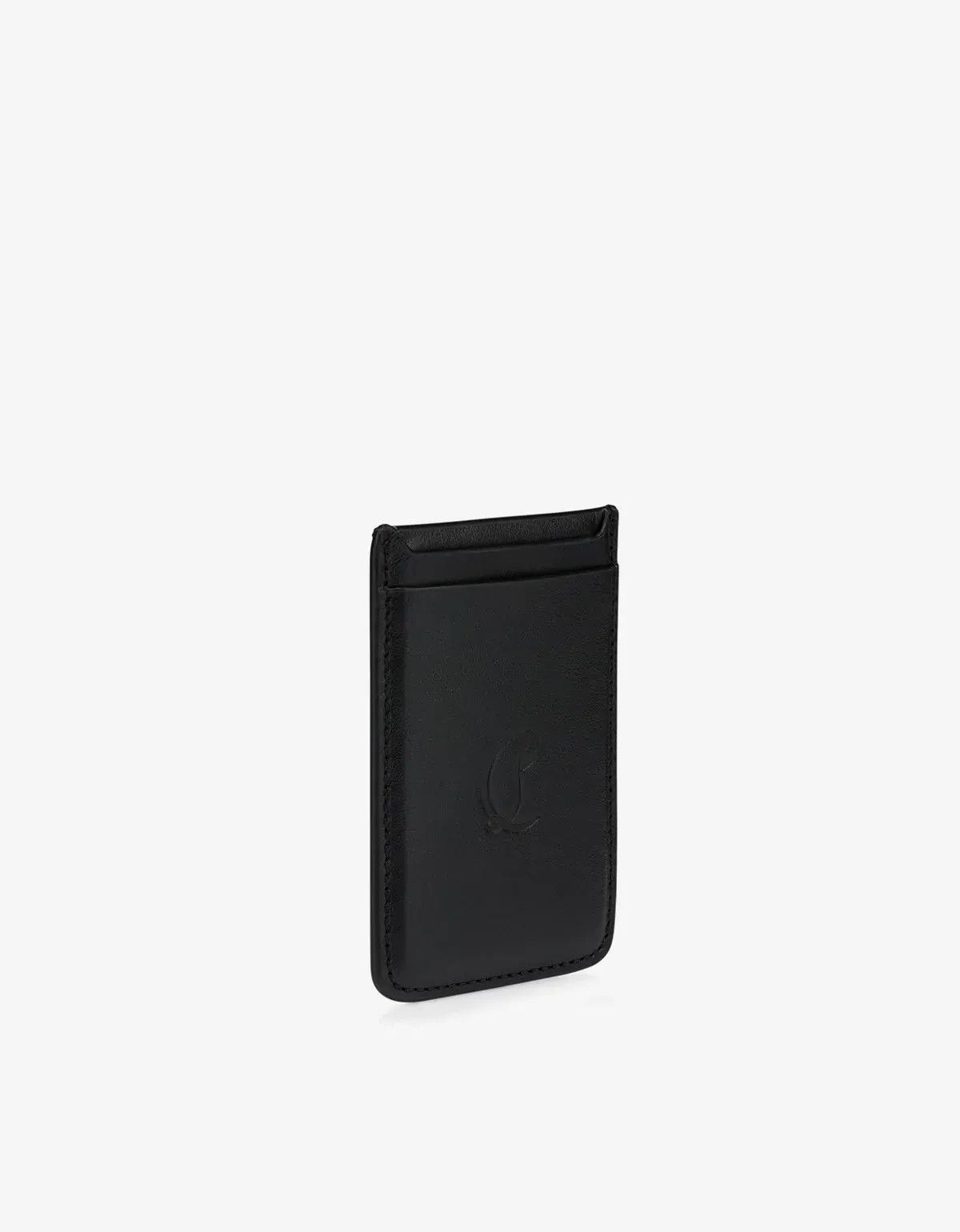 Christian Louboutin Christian Louboutin Black Mooncrest Magsafe Card Holder Size ONE SIZE - 3 Thumbnail