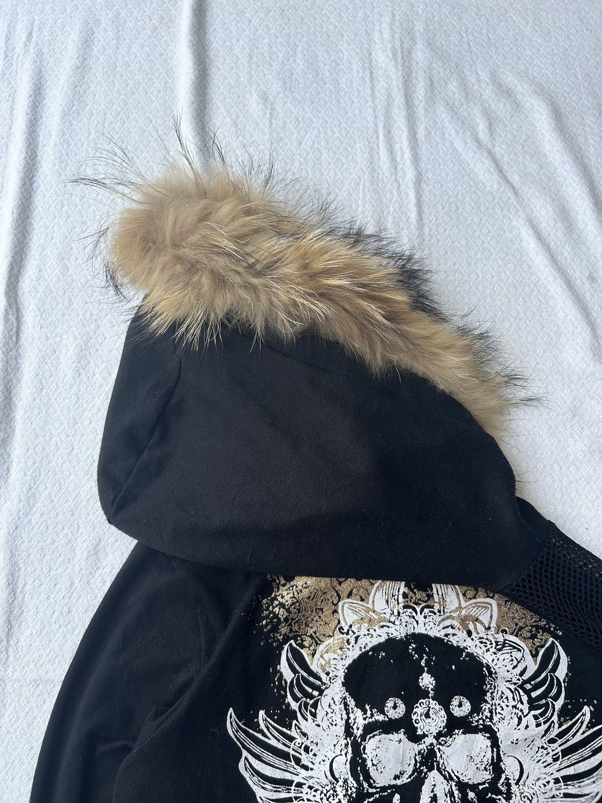 Beauty Beast Fur hoodie skull zip style Ifsixwasnine lgb Size US M / EU 48-50 / 2 - 7 Thumbnail