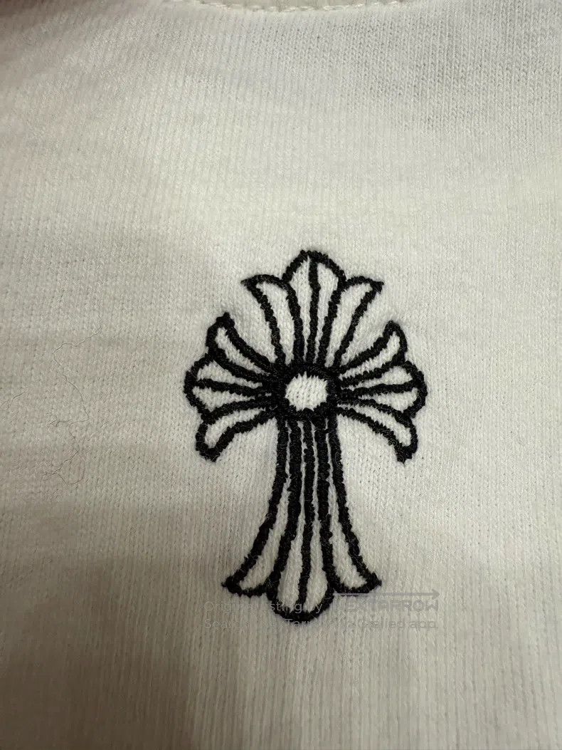 Chrome Hearts CHROME HEARTS Size M White embroidered short tee Size US M / EU 48-50 / 2 - 5 Thumbnail