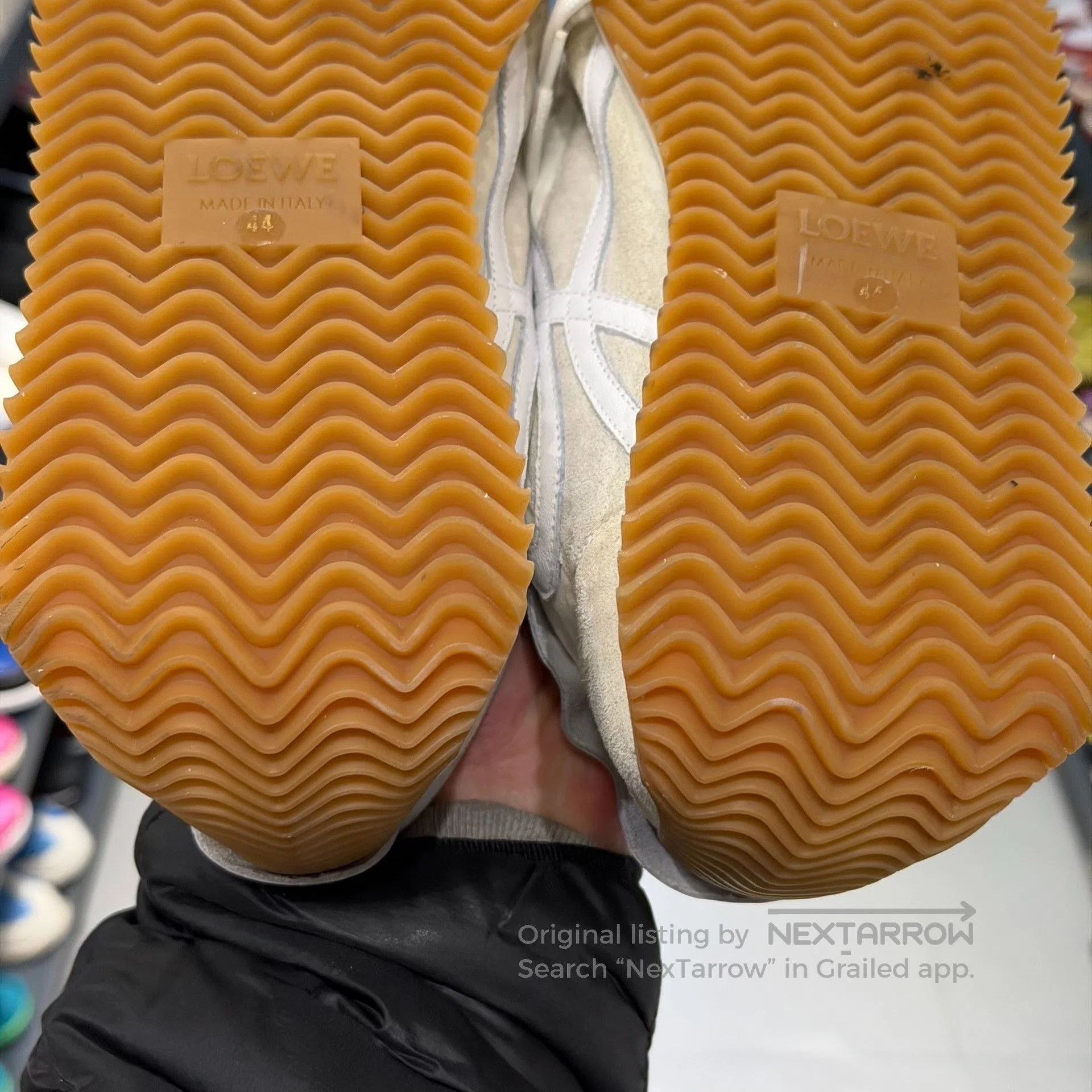 Loewe Loewe White Suede Patchwork Casual Shoes. Size US 10 / EU 43 - 8 Thumbnail