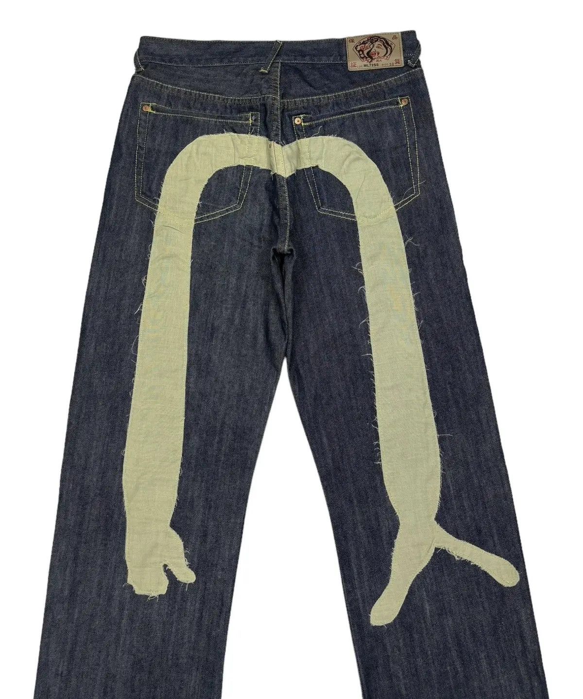 Japanese Brand EVISU JAPAN CUSTOM DAICOCK BAGGY DENIM JEANS Size US 32 / EU 48 - 7 Thumbnail