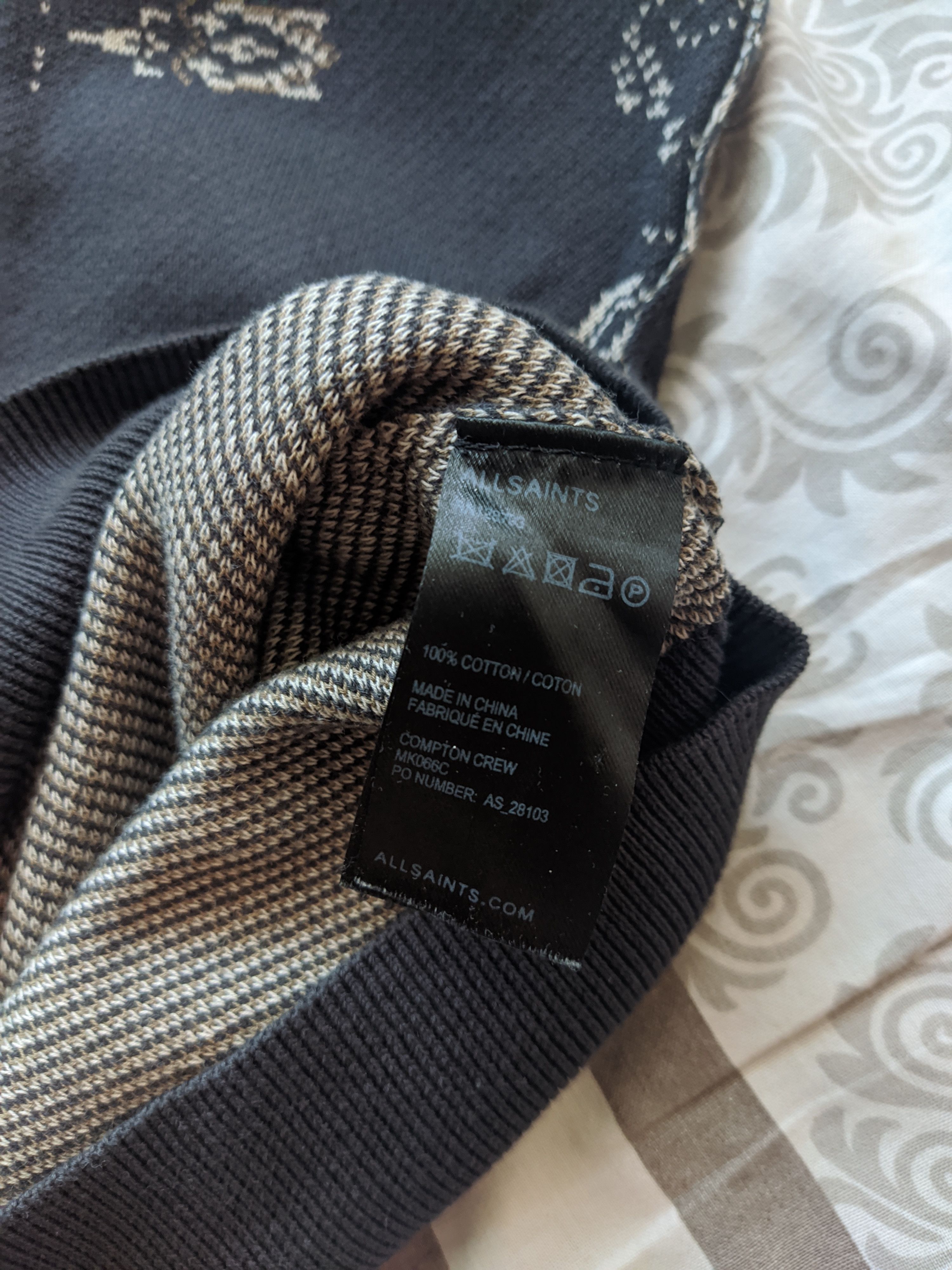 Allsaints AllSaints Compton Crew sweatshirt Size US M / EU 48-50 / 2 - 7 Thumbnail