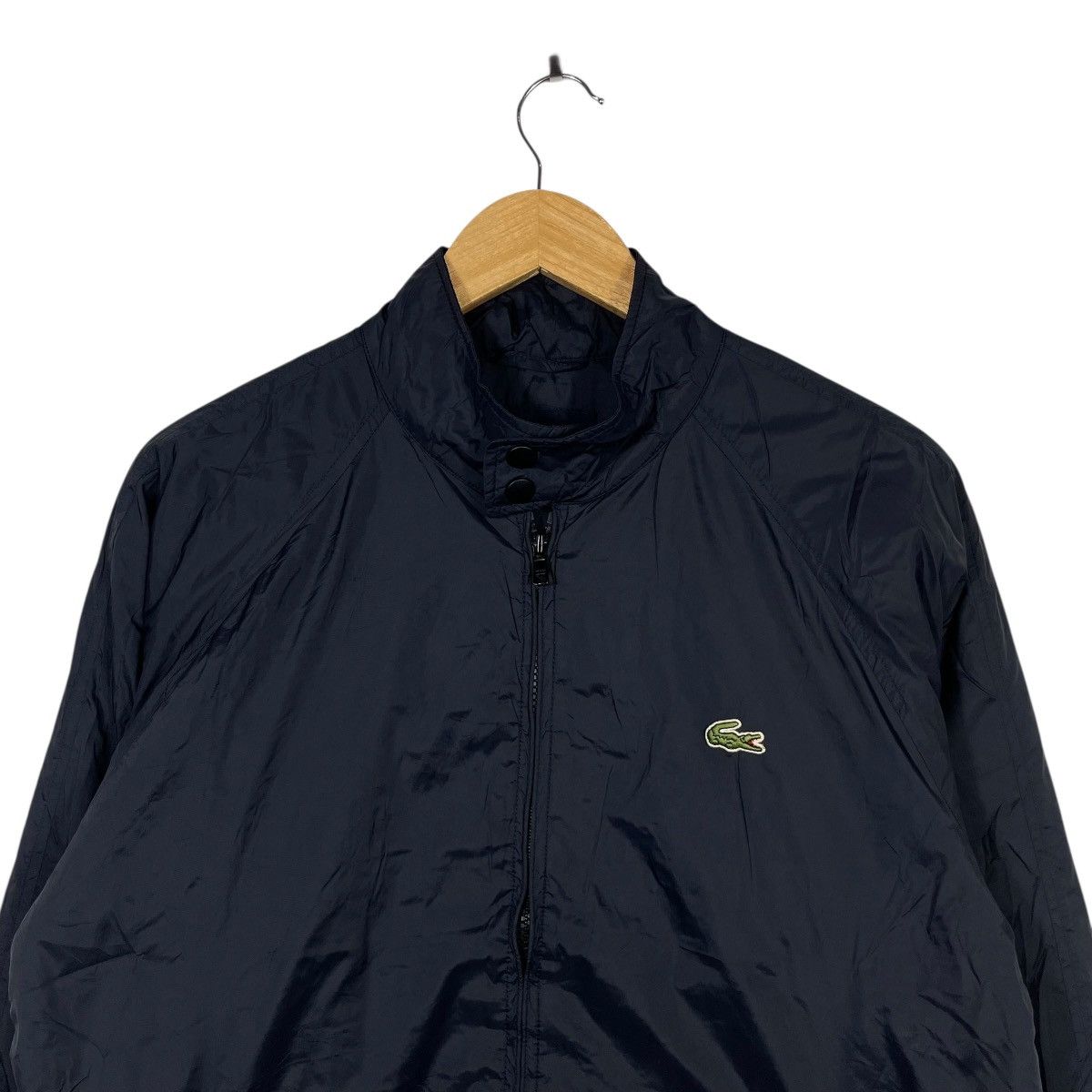 Lacoste Lacoste Navy Lightweight Jacket Full Zip Harrington Style Size US M / EU 48-50 / 2 - 2 Thumbnail