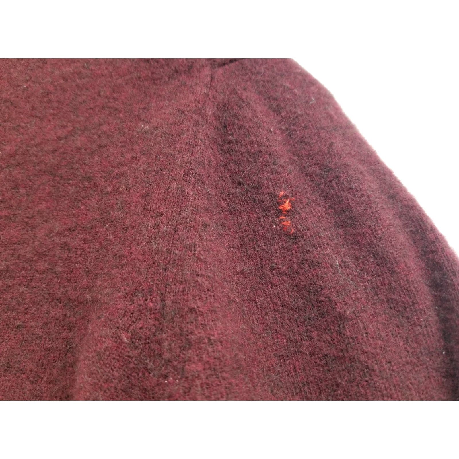 Banana Republic Banana Republic Sweater Women M Burgundy Long Sleeve Button Wool Cardigan 100% Wool Vintage N/A Size M / US 6-8 / IT 42-44 - 6 Thumbnail
