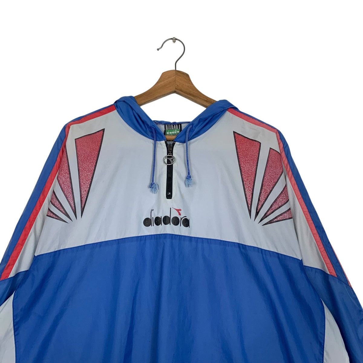 Diadora 90’s DIADORA Big Logo Half Zip Pullover Jacket #2812-C127 Size US L / EU 52-54 / 3 - 9 Thumbnail