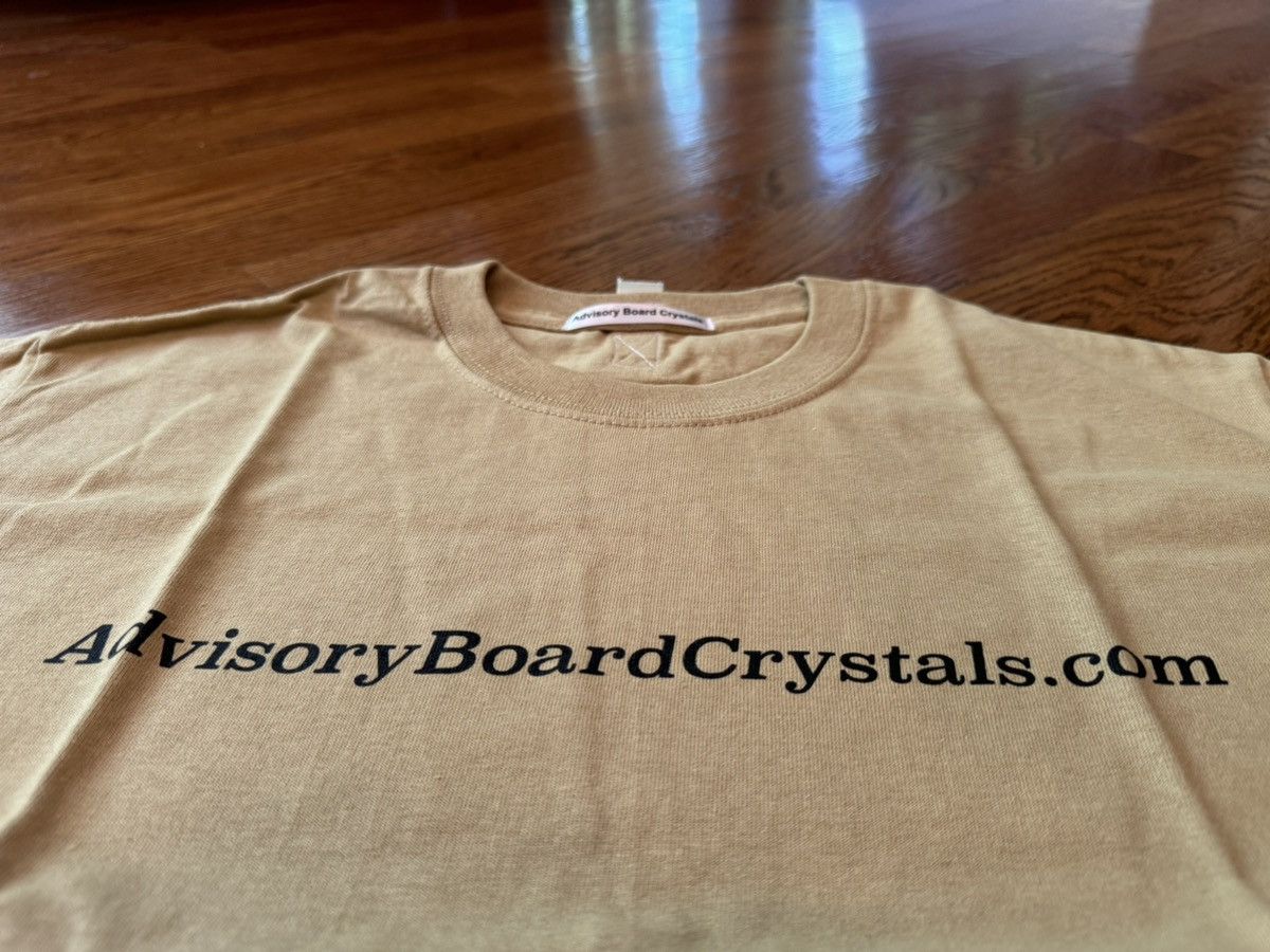 Advisory Board Crystals Medium ABC Website Tee Gold Tan Shirt abc 123. Size US M / EU 48-50 / 2 - 4 Thumbnail