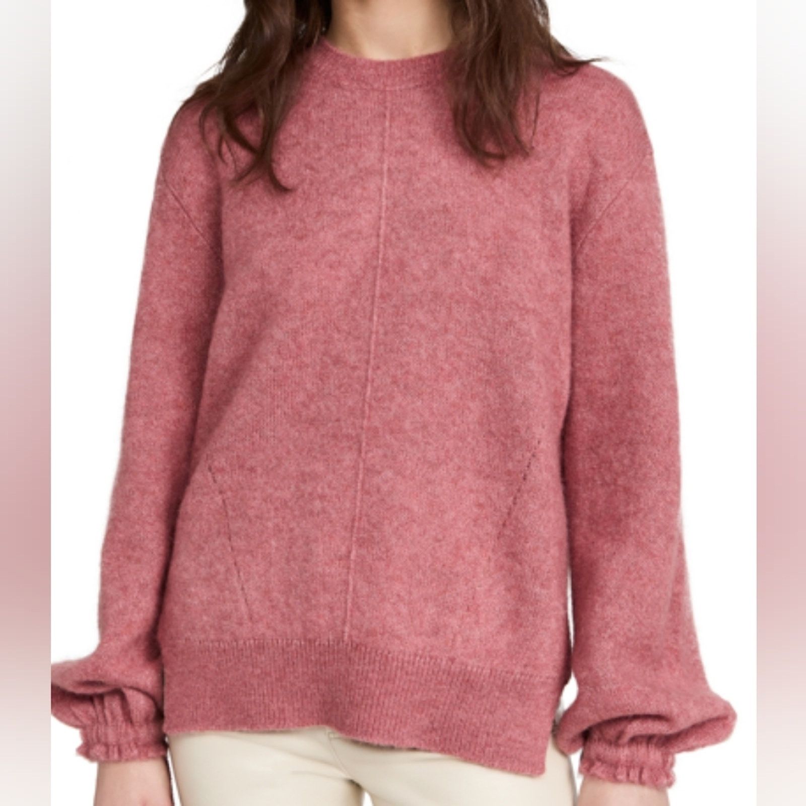 3.1 Phillip Lim 3.1 PHILLIP LIM Lofty Alpaca Blend Shirred Cuff Sweater In Size XS / US 0-2 / IT 36-38 - 1 Thumbnail