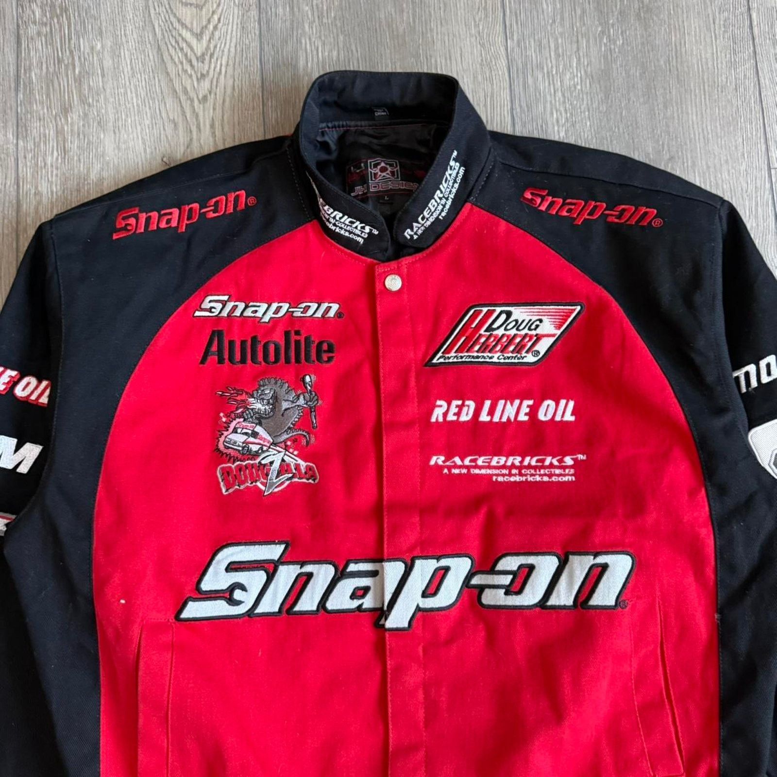 Other Vintage 90s jeff hamilton racing jacket Size US L / EU 52-54 / 3 - 2 Thumbnail