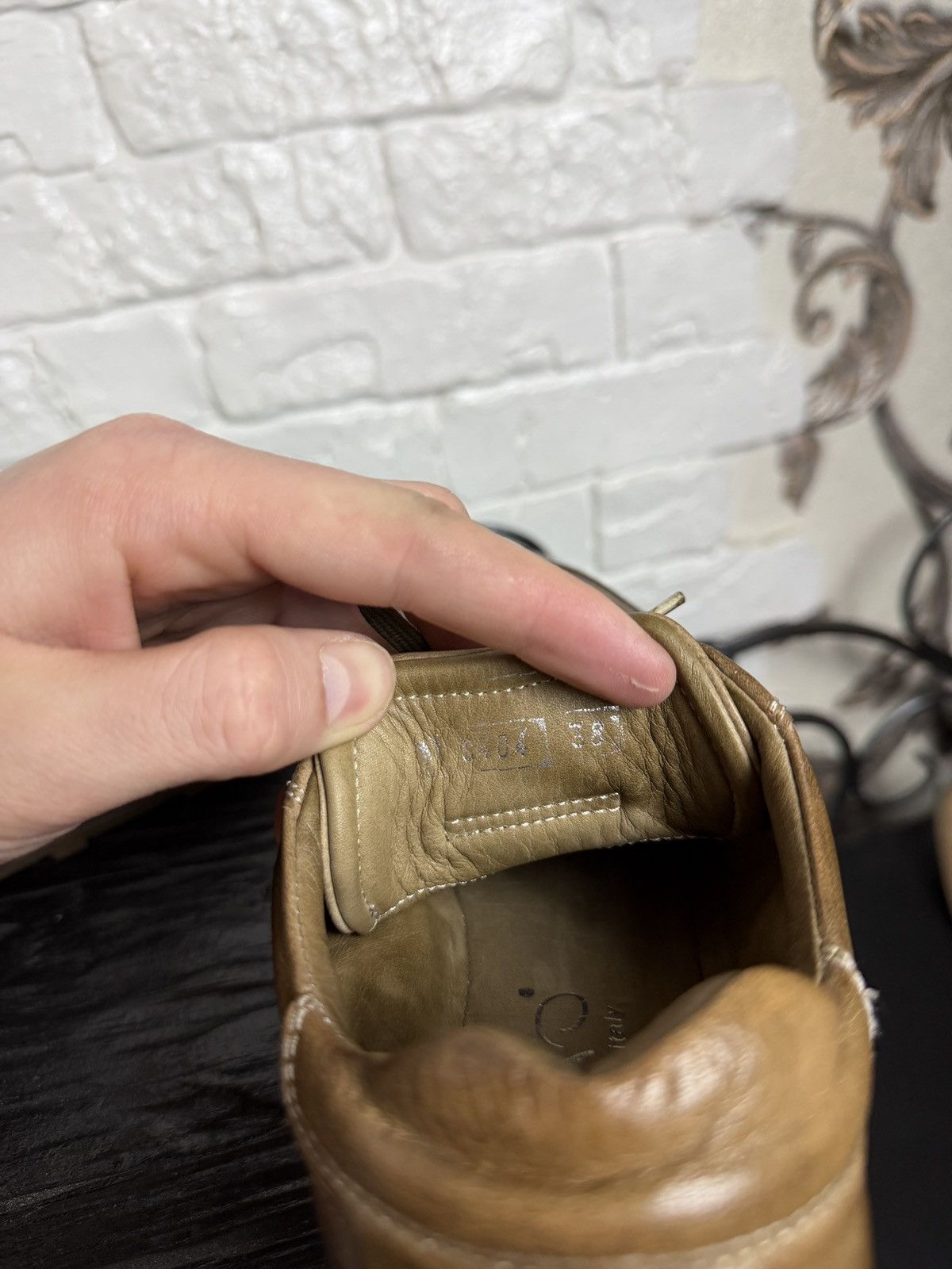 Shoto Shoto Handcrafted Italian Leather Shoes Size US 8 / IT 38 - 11 Thumbnail