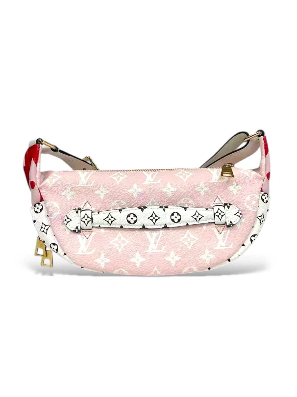 Louis Vuitton Louis Vuitton Giant Monogram Red Hand Shoulder Bumbag Rouge Size ONE SIZE - 4 Thumbnail