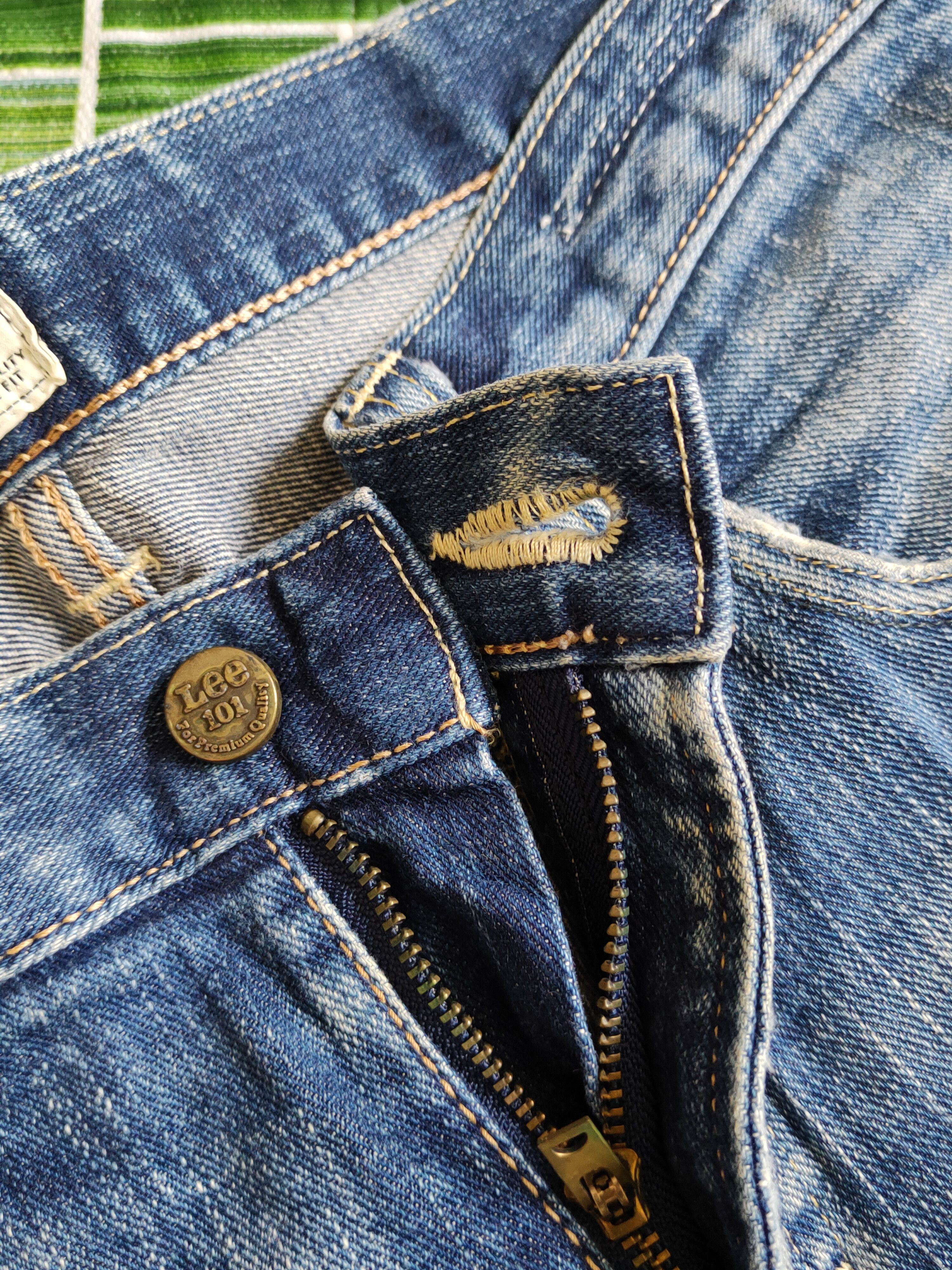 Japanese Brand Lee Blue Faded Distressed Ripped Jeans #S2242 Size US 32 / EU 48 - 14 Thumbnail