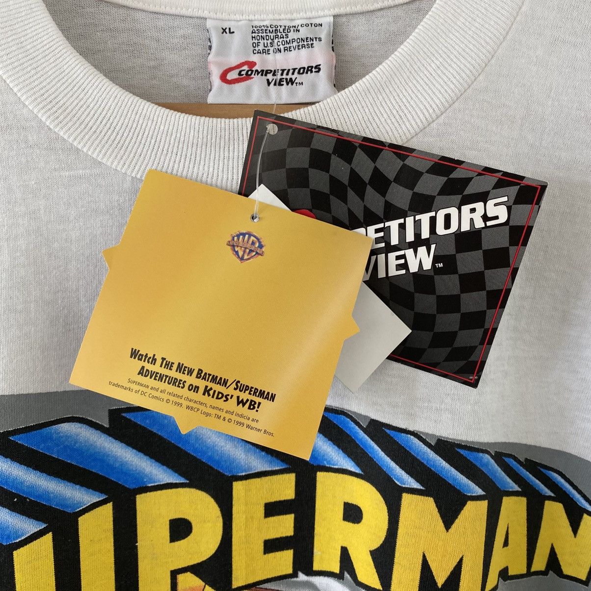 NASCAR Vintage Nascar John Force T-Shirt Superman Warner Bros 1990s Size US XL / EU 56 / 4 - 4 Thumbnail