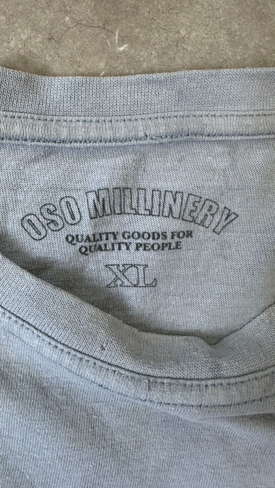 Vintage OSO MILLINERY NINE LIVES BOMB TEE Size US L / EU 52-54 / 3 - 4 Thumbnail