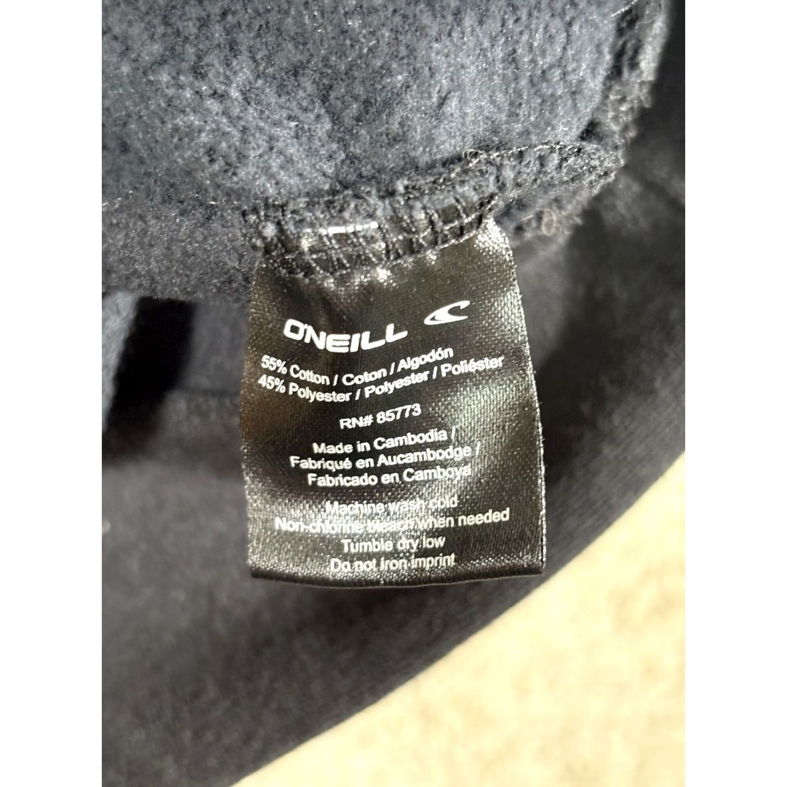 O'Neill VINTAGE Y2K O’Neill Hooded Sweatshirt Logo & Pocket Black Size Medium Mens Hoodie Size US M / EU 48-50 / 2 - 6 Thumbnail