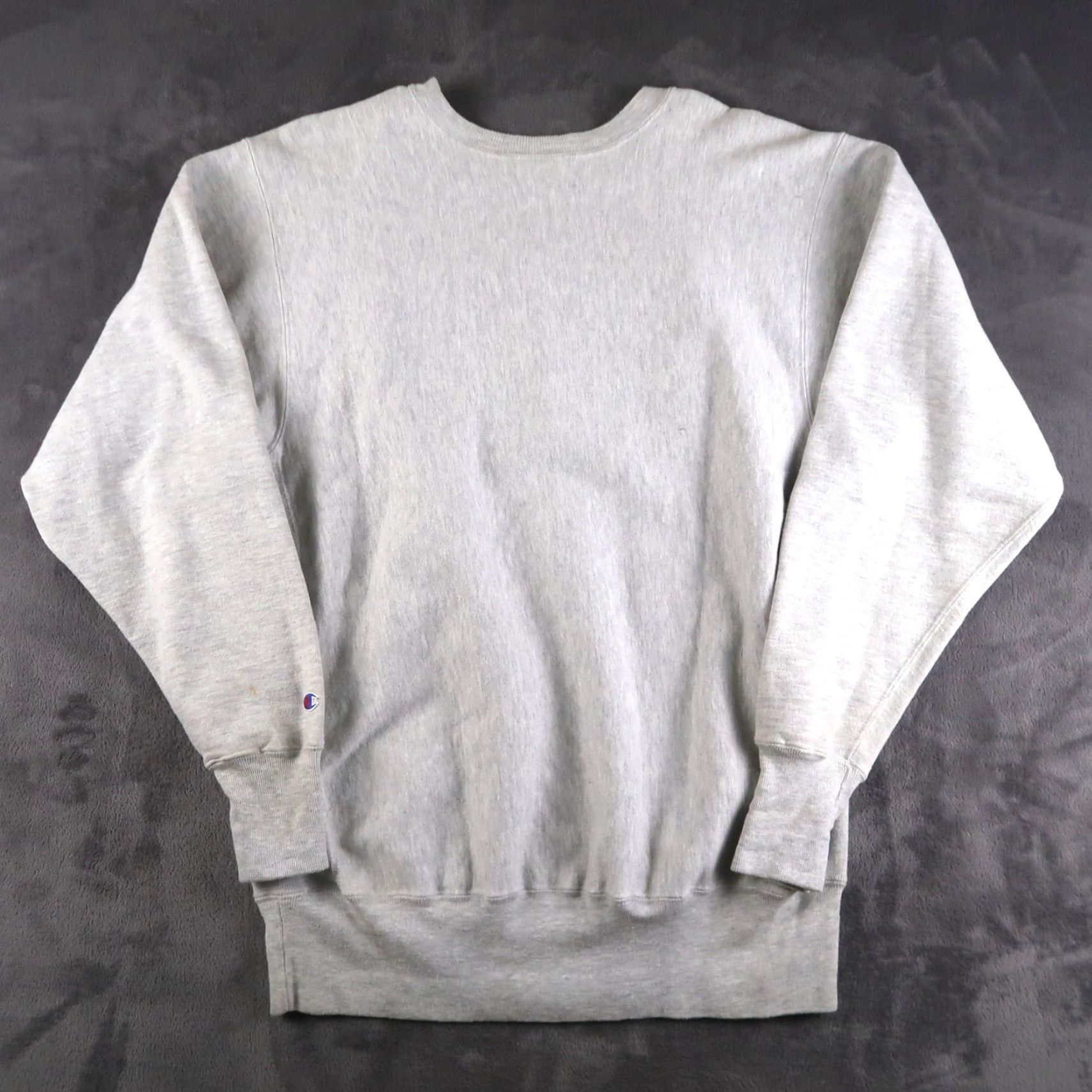 Champion VINTAGE Champion Sweatshirt 2XL Crew Neck Logo Key West Reverse Weave USA 90s Mens Gray Cotton Blend Knit Pullover Size US XXL / EU 58 / 5 - 2 Thumbnail