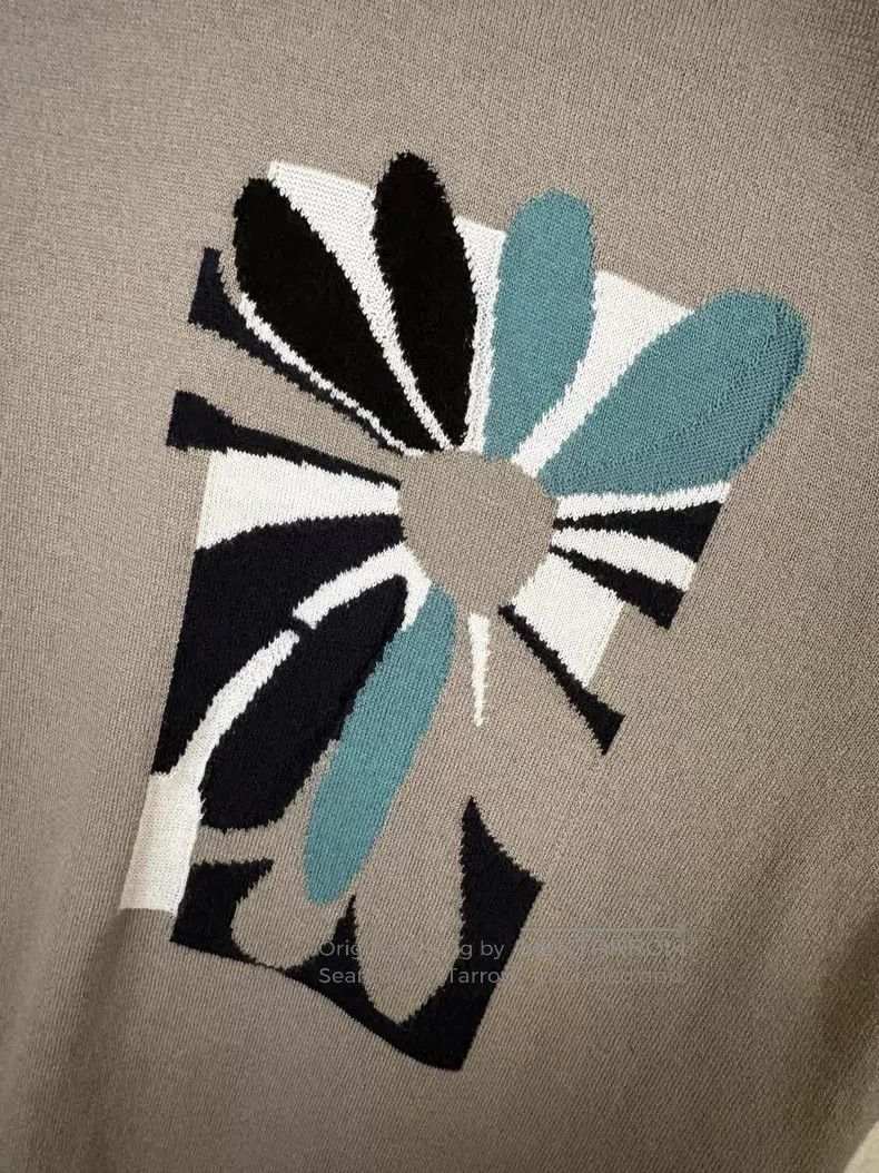 Hermes Hermes Daisy Knit Short Sleeve T-Shirt Size US XL / EU 56 / 4 - 4 Thumbnail