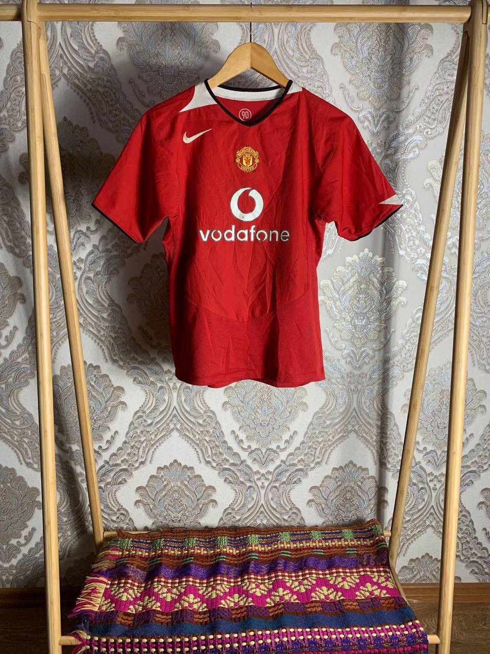 Nike × Vintage VERY RARE NIKE FC MANCHESTER UNITED ENGLAND SOCCER JERSEY Size US S / EU 44-46 / 1 - 1 Thumbnail