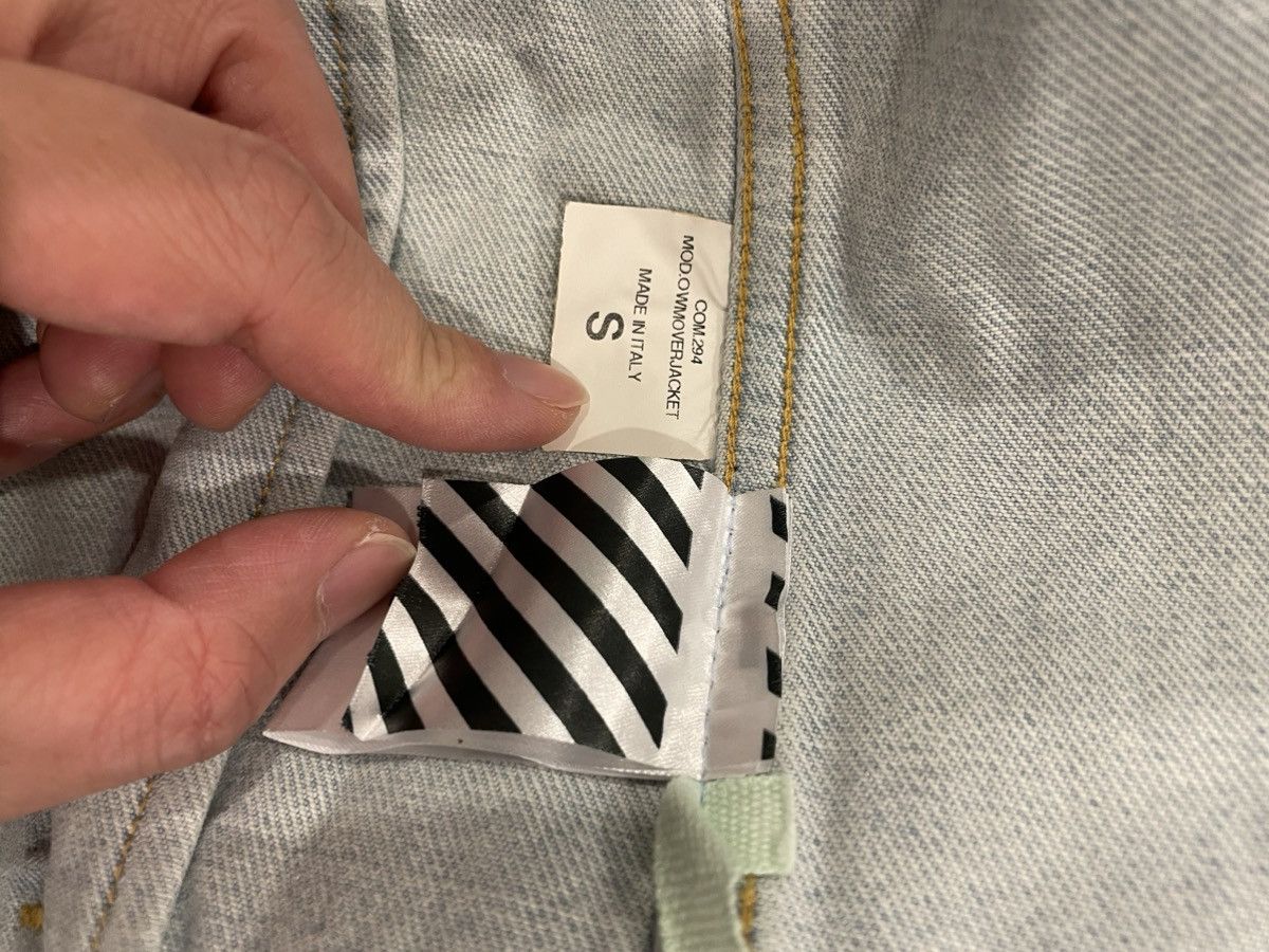 Off-White Off-White “Not Real” Denim Jacket Size US M / EU 48-50 / 2 - 4 Thumbnail