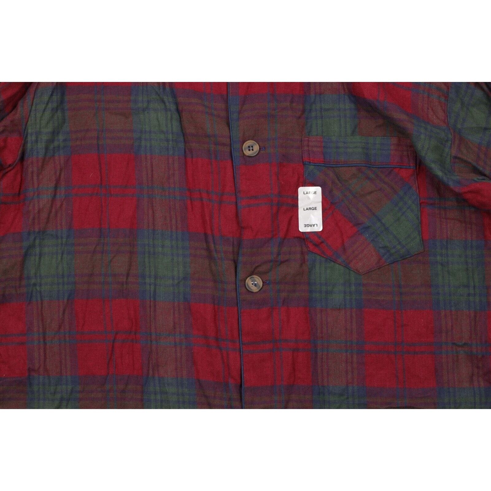 Vintage Deadstock Vintage 90s 2 Piece Flannel Pajamas Set Size US L / EU 52-54 / 3 - 4 Thumbnail