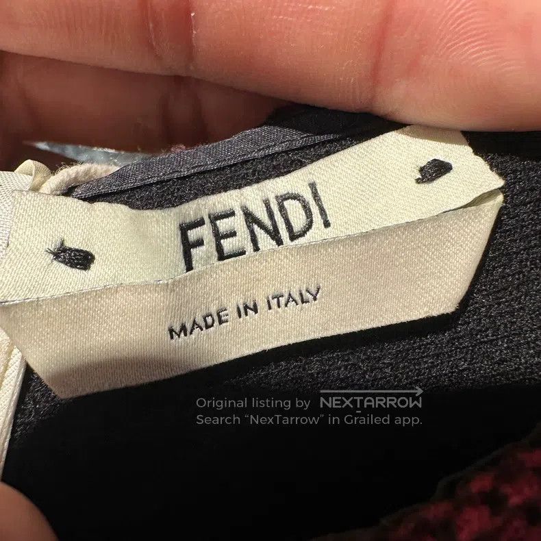 Fendi Fendi Cut-out zipper mid-length wool skirt Size 25" / US 0 / IT 36 - 3 Thumbnail