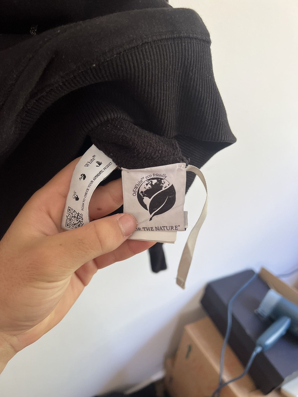 Off-White Off white Adam is Eve Print Hoodie Size US M / EU 48-50 / 2 - 11 Thumbnail
