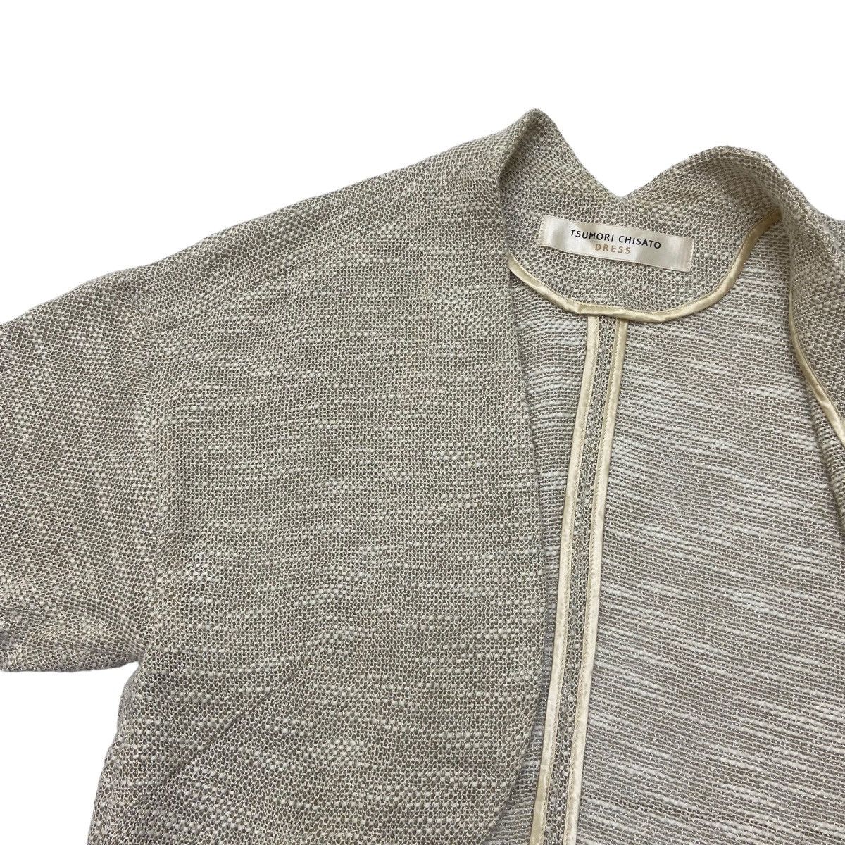 Issey Miyake × Tsumori Chisato Tsumori Chisato Dress Buttonless Mesh Cropped Jacket Size XS / US 0-2 / IT 36-38 - 7 Thumbnail