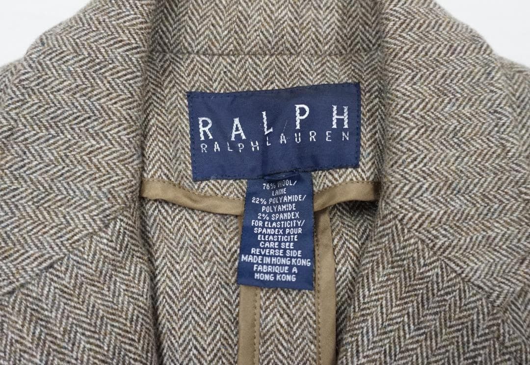 Vintage Ralph Lauren ヘリンボーンジャケット Size US L / EU 52-54 / 3 - 3 Thumbnail