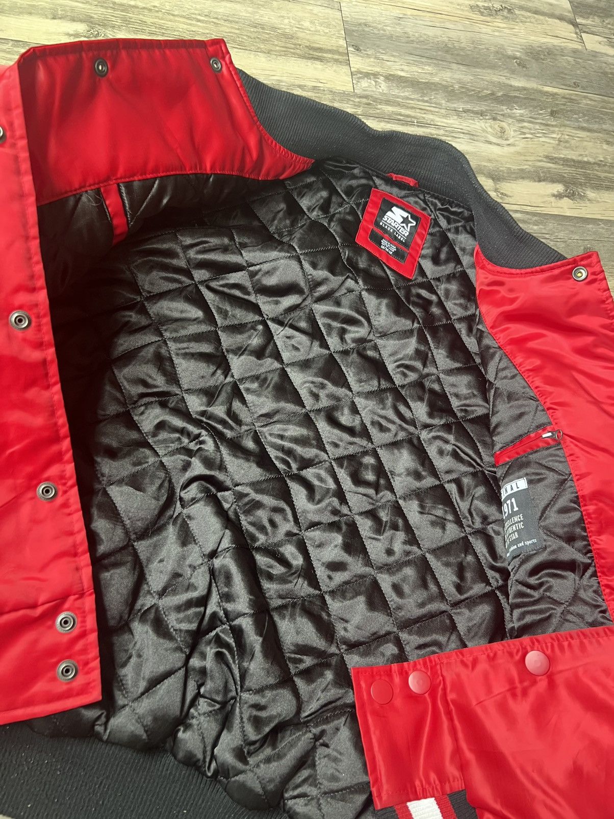 Starter NBA Chicago Bulls Script G-III Starter Black Label Jacket Size US M / EU 48-50 / 2 - 4 Thumbnail