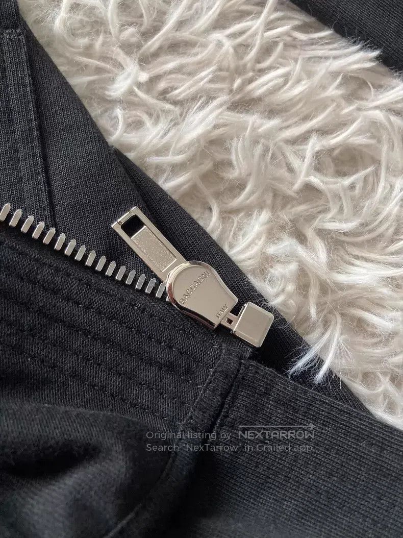 Rick Owens Rick Owens Diablo Drawstring Adjustable Mid-Length Zip Hoo Size US XS / EU 42 / 0 - 6 Thumbnail