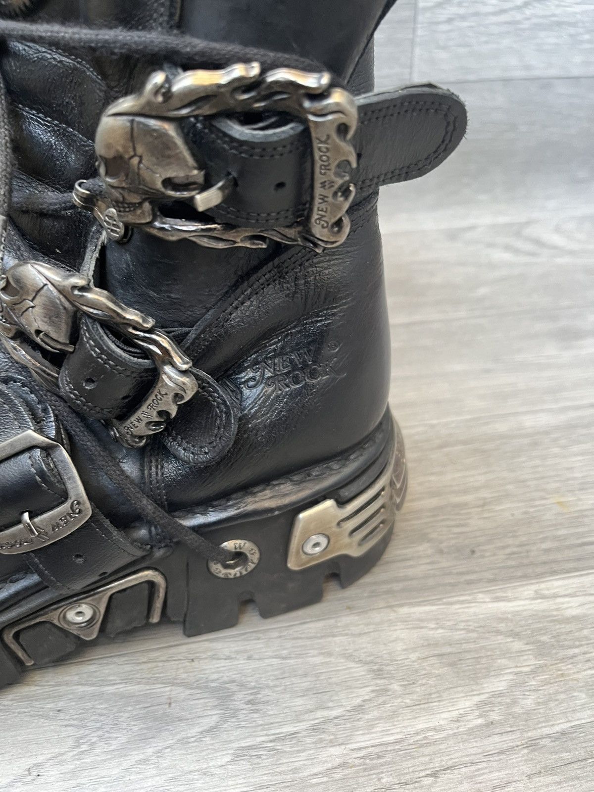 New Rock New rock reactor gothic boots sz 40 Size US 7 / EU 40 - 6 Thumbnail