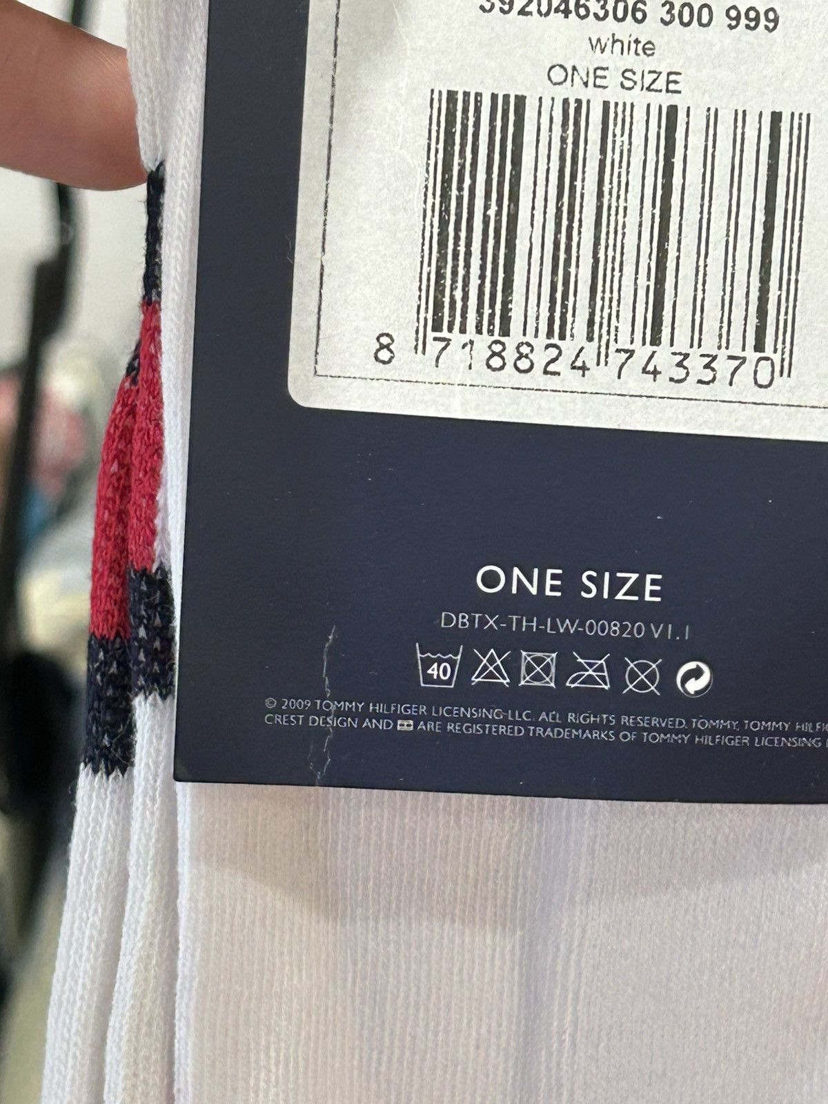 Kith × Tommy Hilfiger Rare 2009 Kith x Tommy hilfigure socks Size ONE SIZE - 4 Thumbnail
