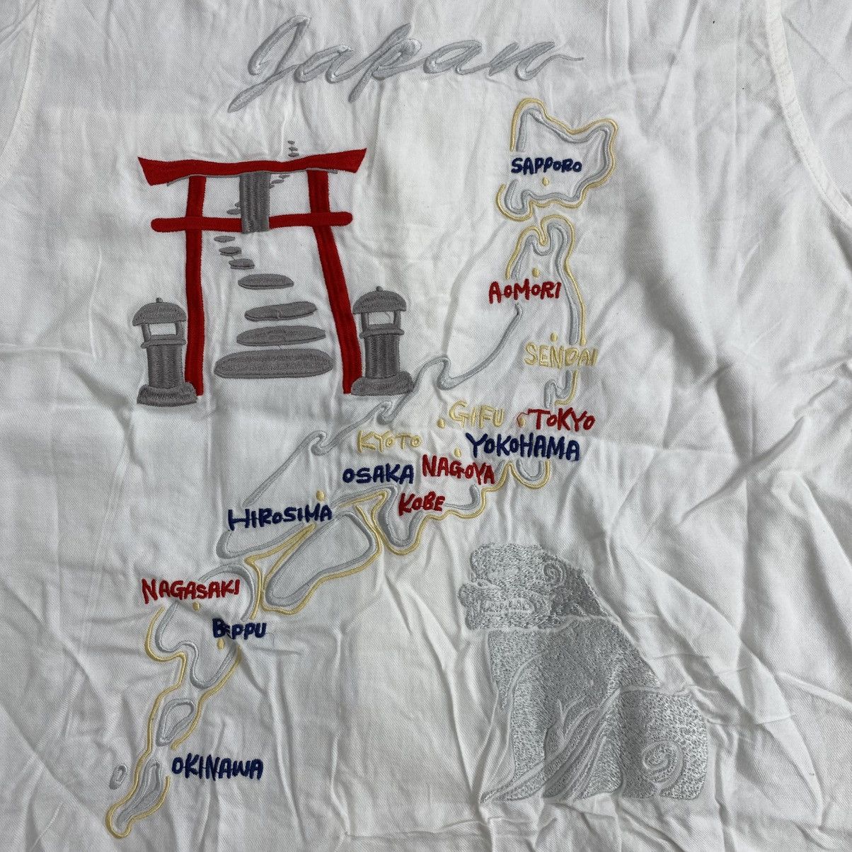 Japanese Brand Vintage Houston Japan Map Toyo Enterprise Bowling Shirt Size US S / EU 44-46 / 1 - 10 Thumbnail