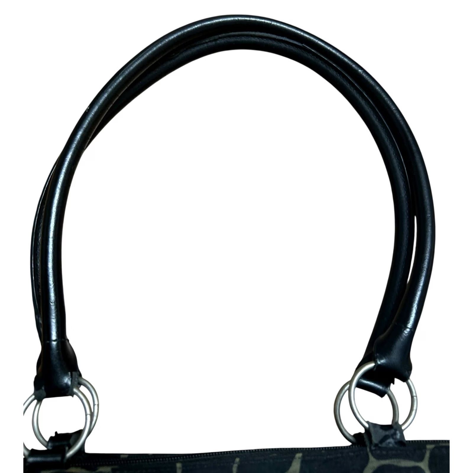 Vintage Baggallini Tote Shoulder Bag Women's Animal Print Black All Around Bag Size ONE SIZE - 5 Thumbnail