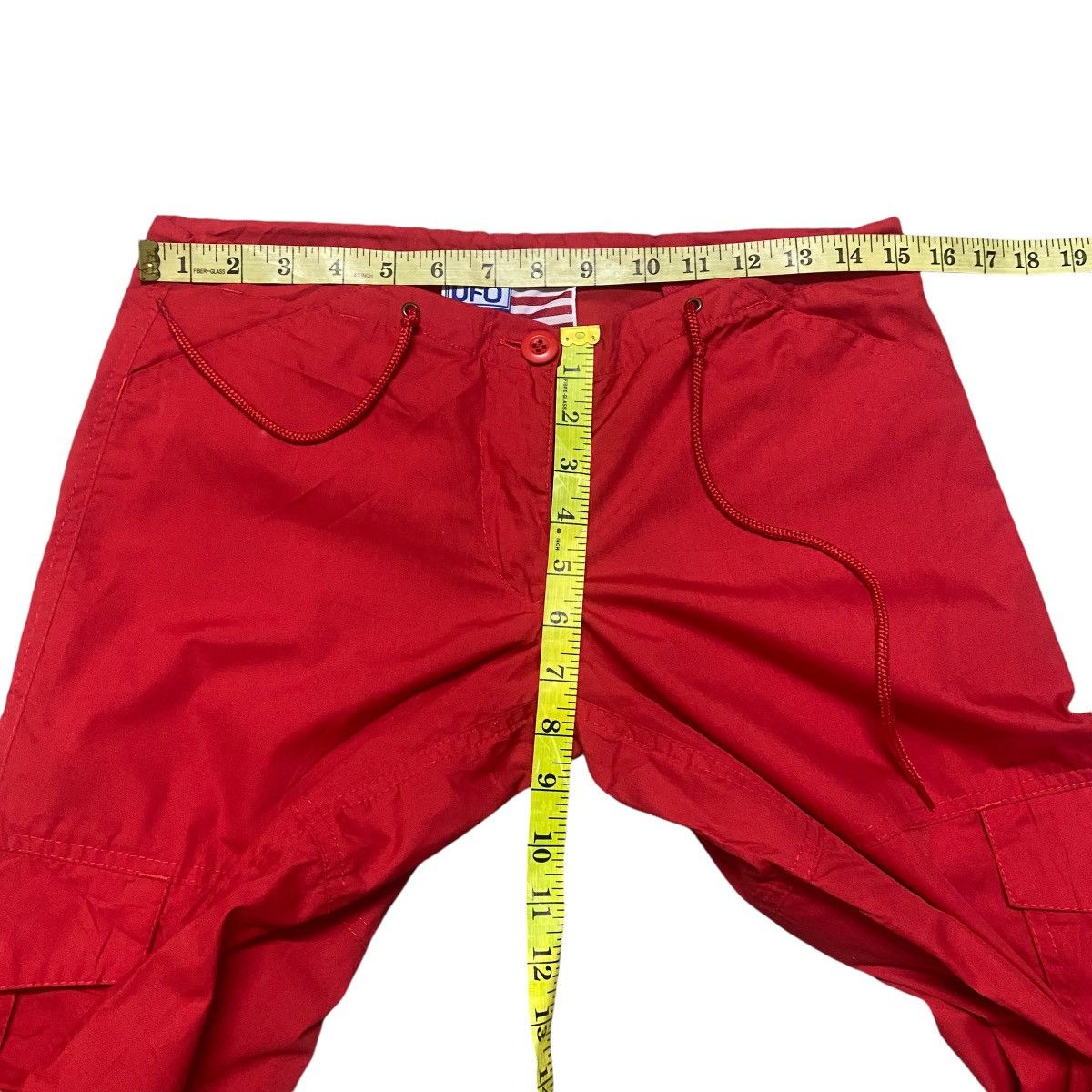 Japanese Brand Vintage UFO Nylon Cargo Pants Size 29" - 17 Thumbnail