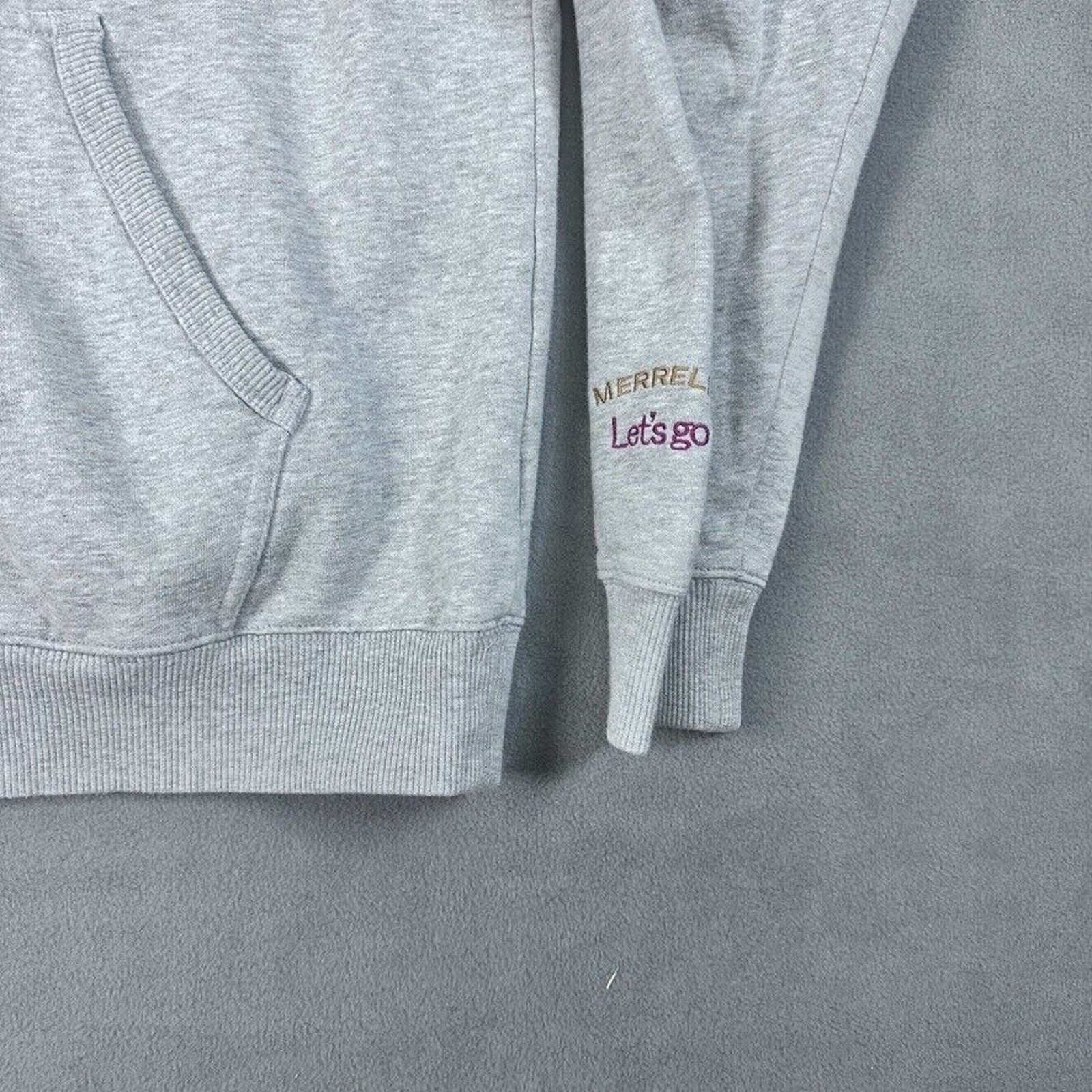 Merrell Merrell Hoodie Mens Sz Boot Medium Hood Sweatshirt Gray Size US M / EU 48-50 / 2 - 3 Thumbnail