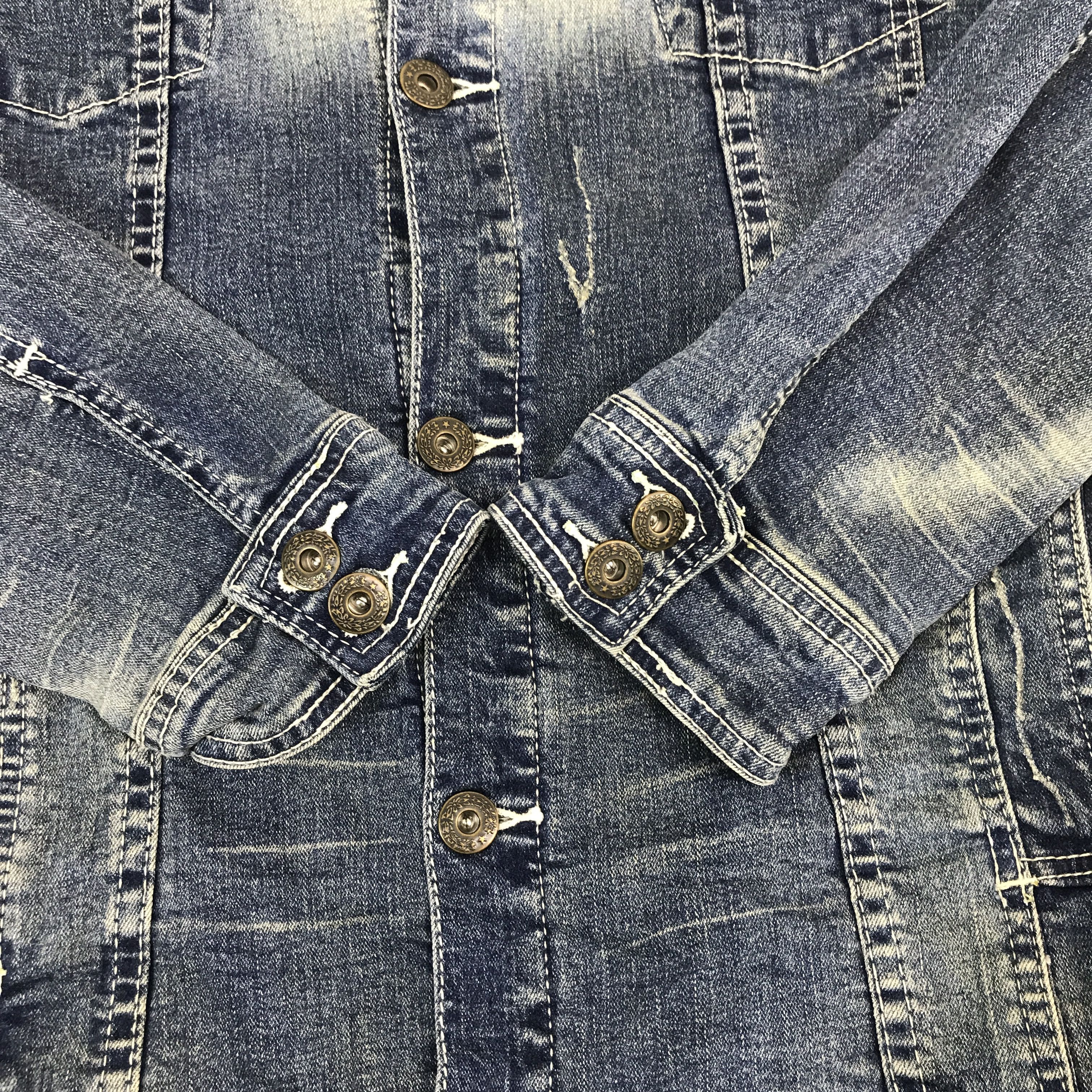 Japanese Brand × Vintage Vintage Gavari A desnim button Jacket Size US L / EU 52-54 / 3 - 5 Thumbnail