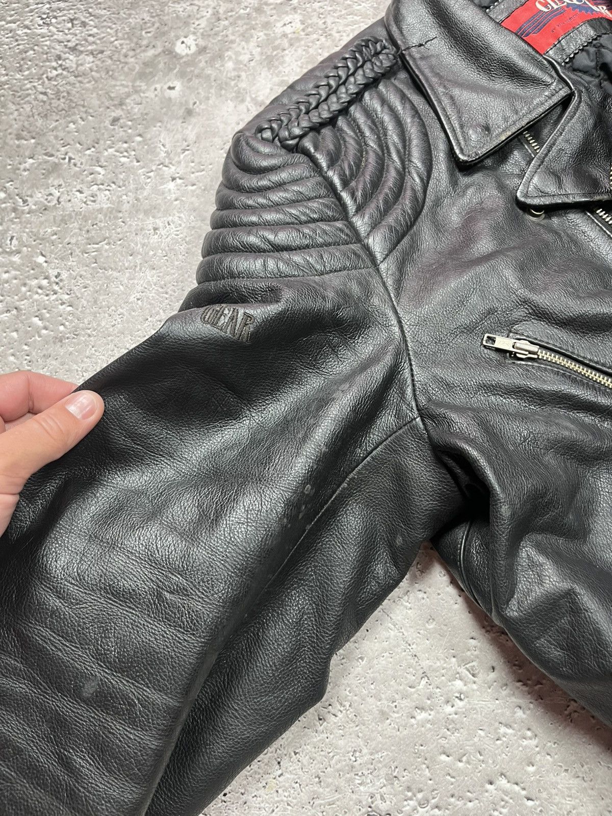 Leather Vintage Heavy Leather Biker Jacket Black Men’s 3XL Moto Size US XXL / EU 58 / 5 - 14 Thumbnail
