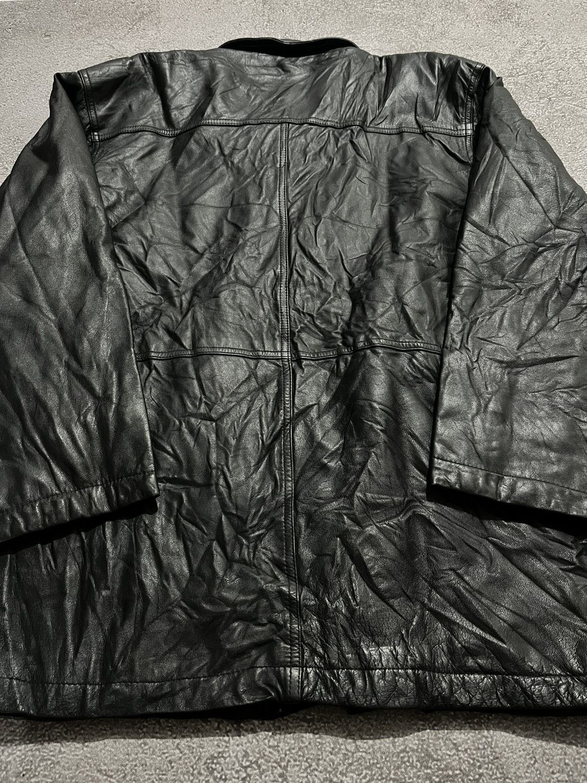 Japanese Brand 90s Vintage Recuerdo Club Classic Leather Jacket Size US L / EU 52-54 / 3 - 6 Thumbnail