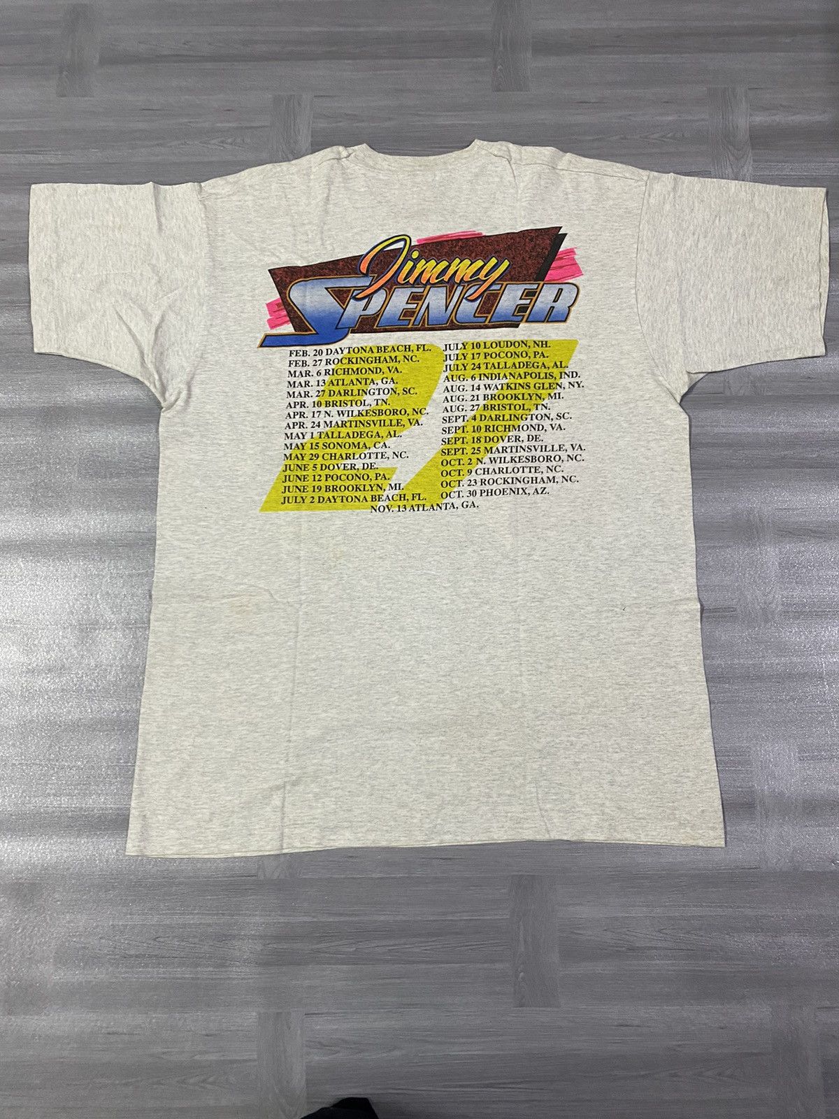 NASCAR Vintage Jimmy Spencer Nascar Size US XL / EU 56 / 4 - 11 Thumbnail