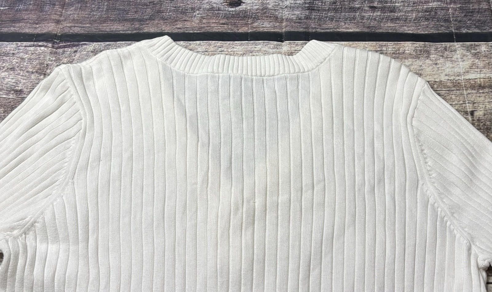 Polo Ralph Lauren Lauren Jeans Company Sweater Women's Medium Ribbed Gold Size M / US 6-8 / IT 42-44 - 8 Thumbnail