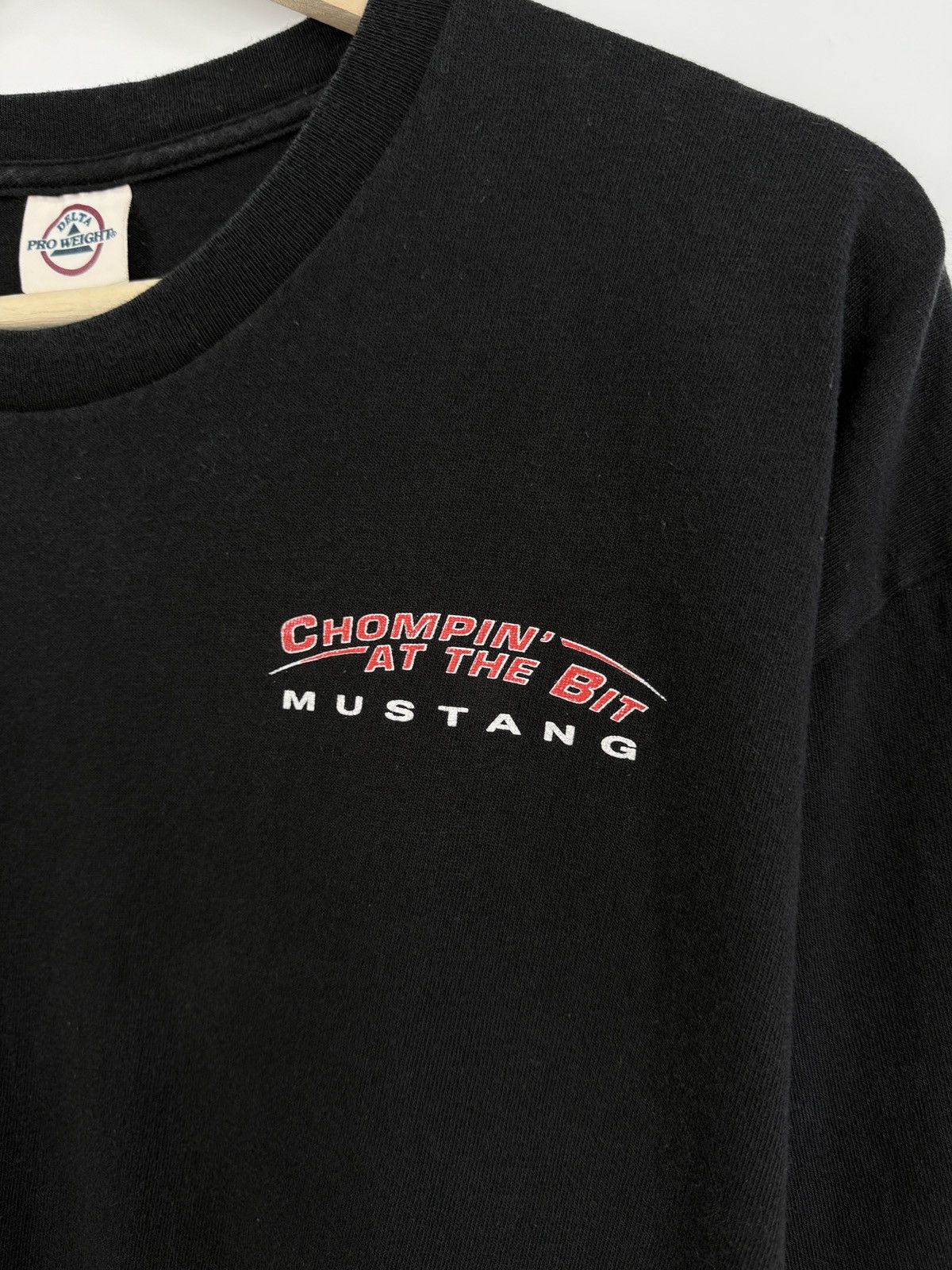 Mustang 🇺🇸Vintage Y2K Mustang Chompin At The Bit Delta Pro Weight Tee Size US XL / EU 56 / 4 - 7 Thumbnail
