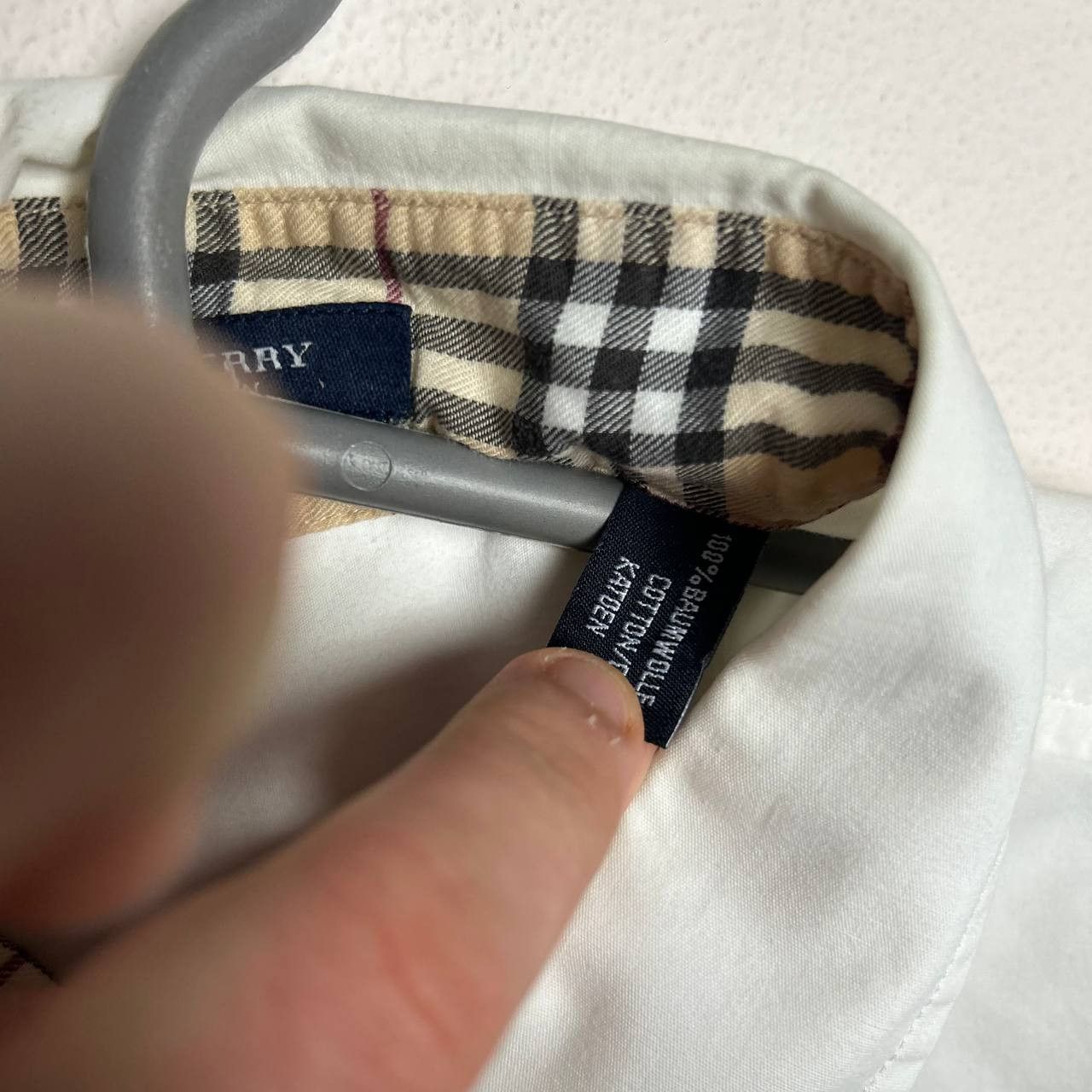 Burberry Luxury Burberry Small logo basic button white designer shirt Size XL / US 12-14 / IT 48-50 - 7 Thumbnail