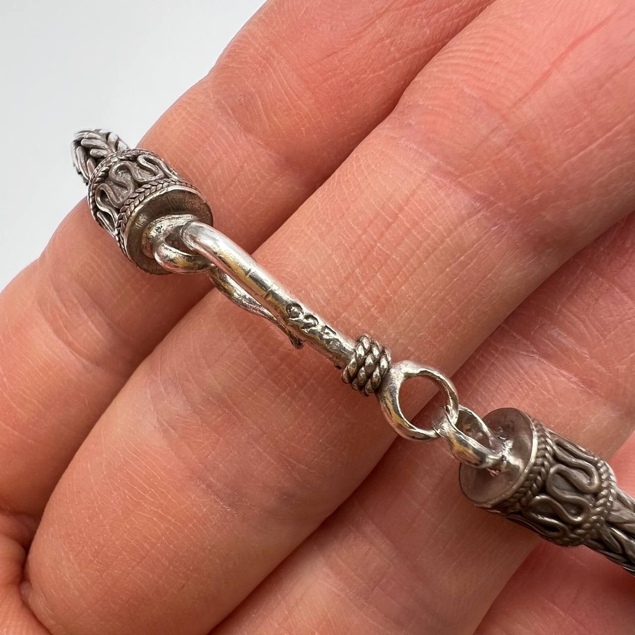 Sterling Silver × Vintage Vintage Sterling Silver 925 Chain Necklace Marked 37.6 gr Size ONE SIZE - 7 Thumbnail