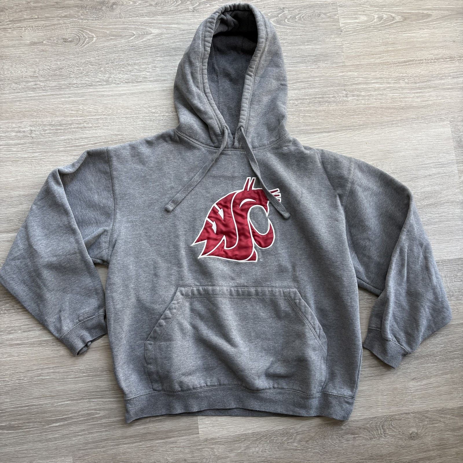 Champion Champion WSU Cougars Hoodie Mens M Gray Pullover Kangaroo Size US M / EU 48-50 / 2 - 1 Thumbnail