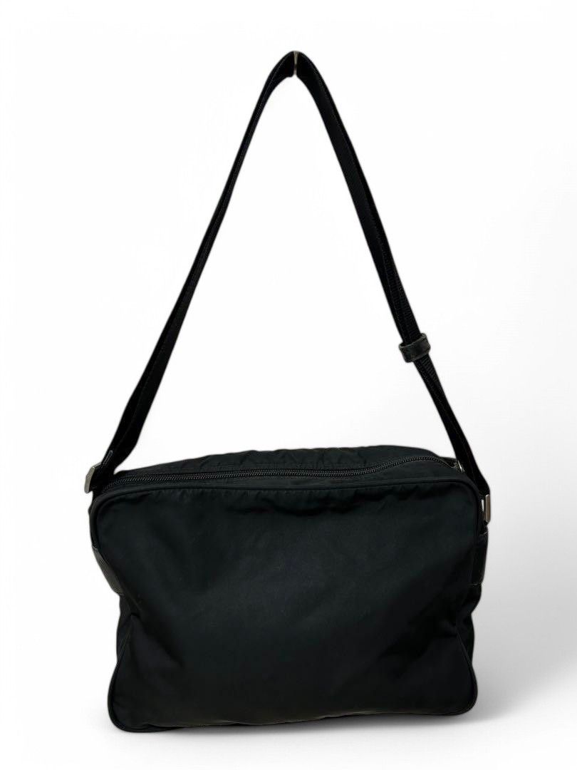 Prada Prada - Shoulder Bag Triangle Plate Black Nylon Crossbody Size ONE SIZE - 2 Thumbnail